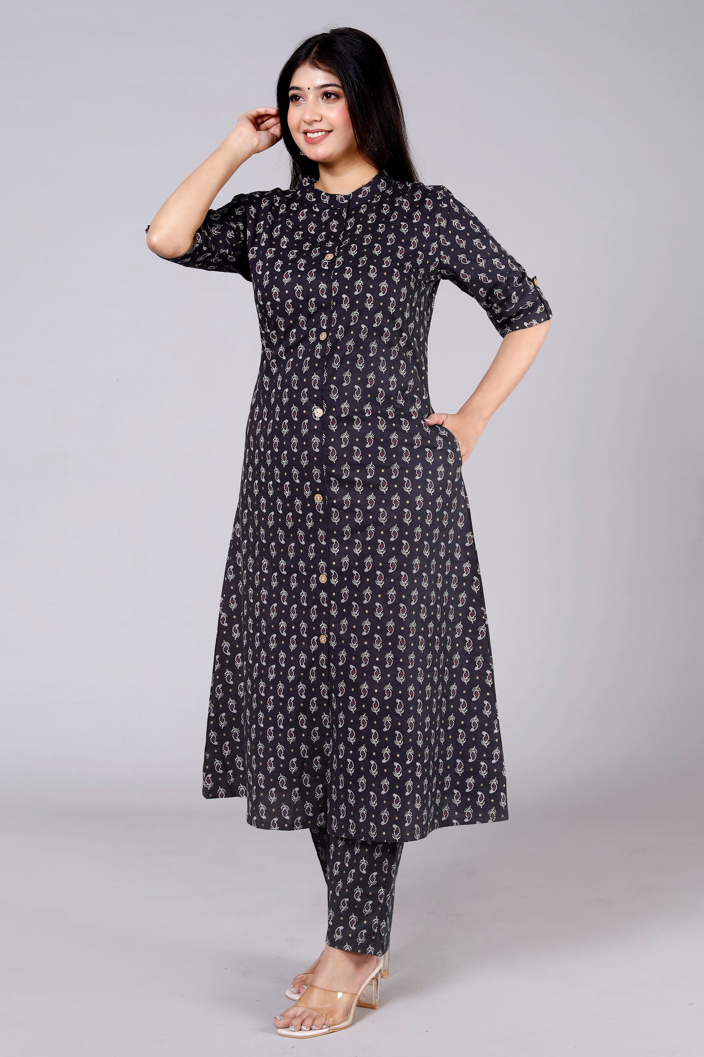 Printed Kurta Palazzo Set
