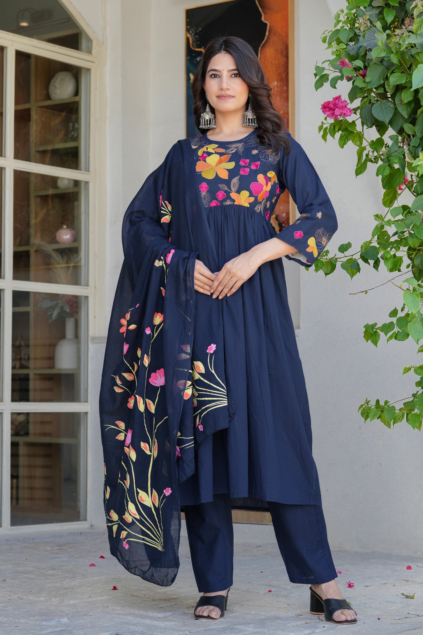 Cotton Dupatta Set