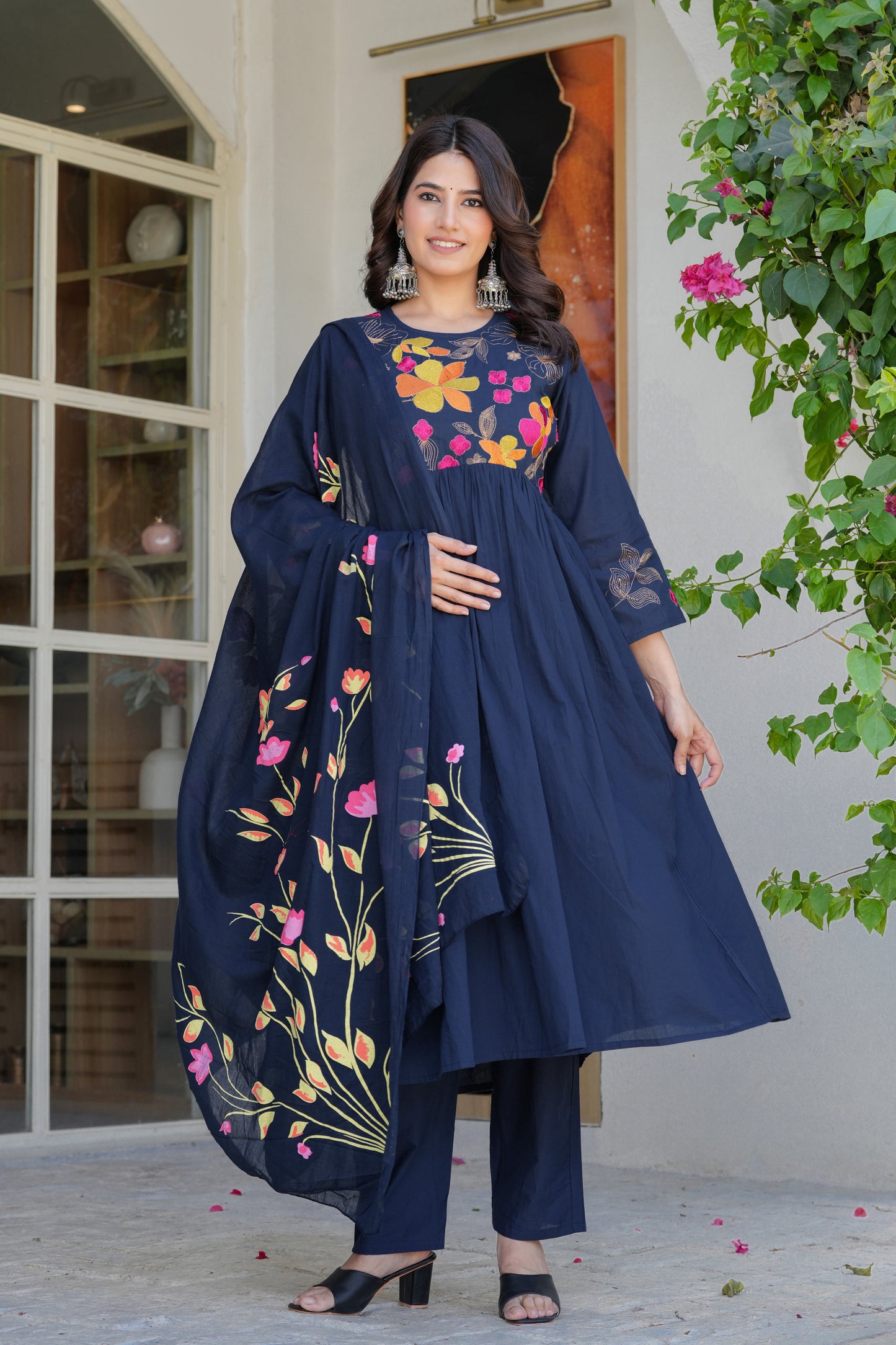 Cotton Dupatta Set