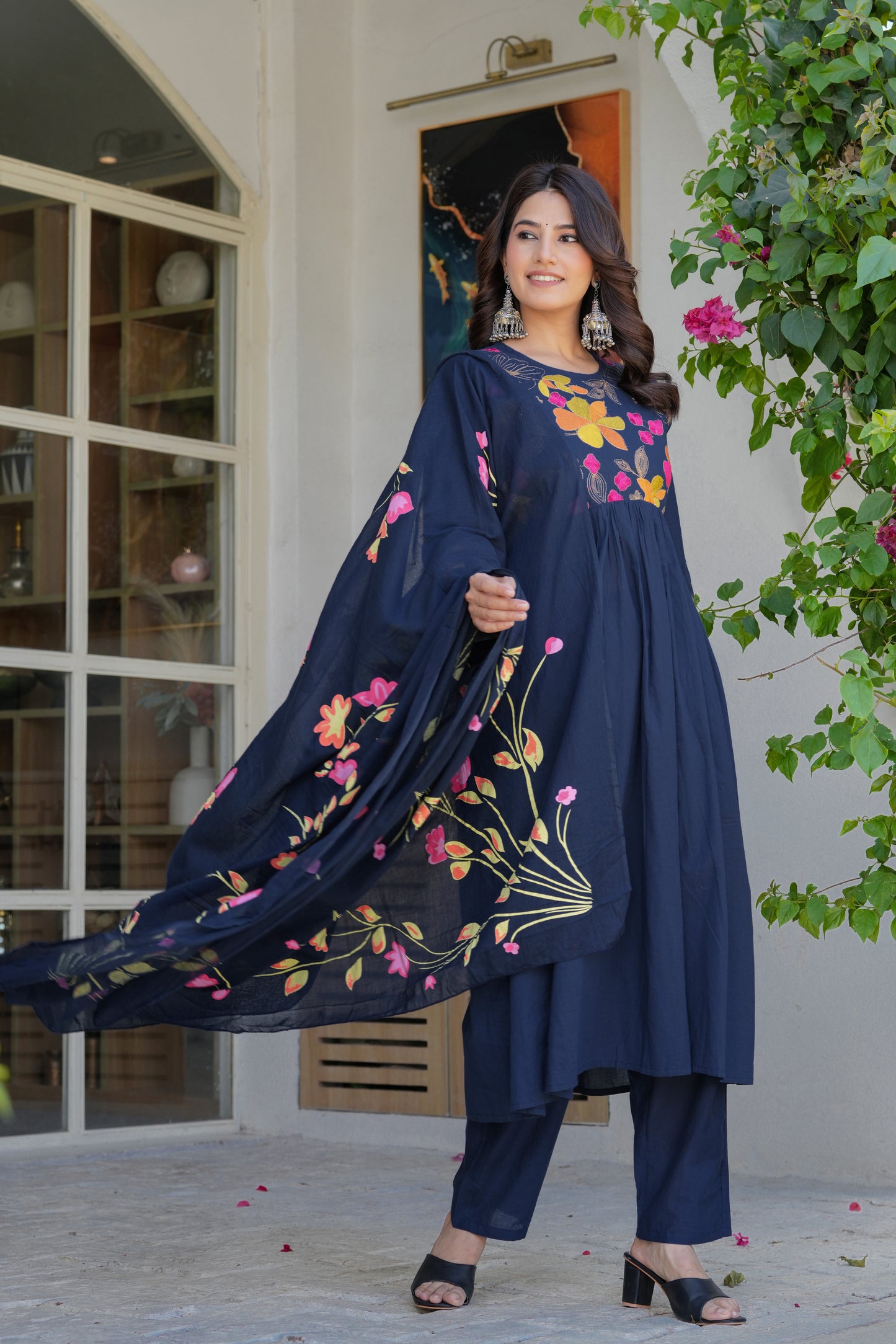 Cotton Dupatta Set
