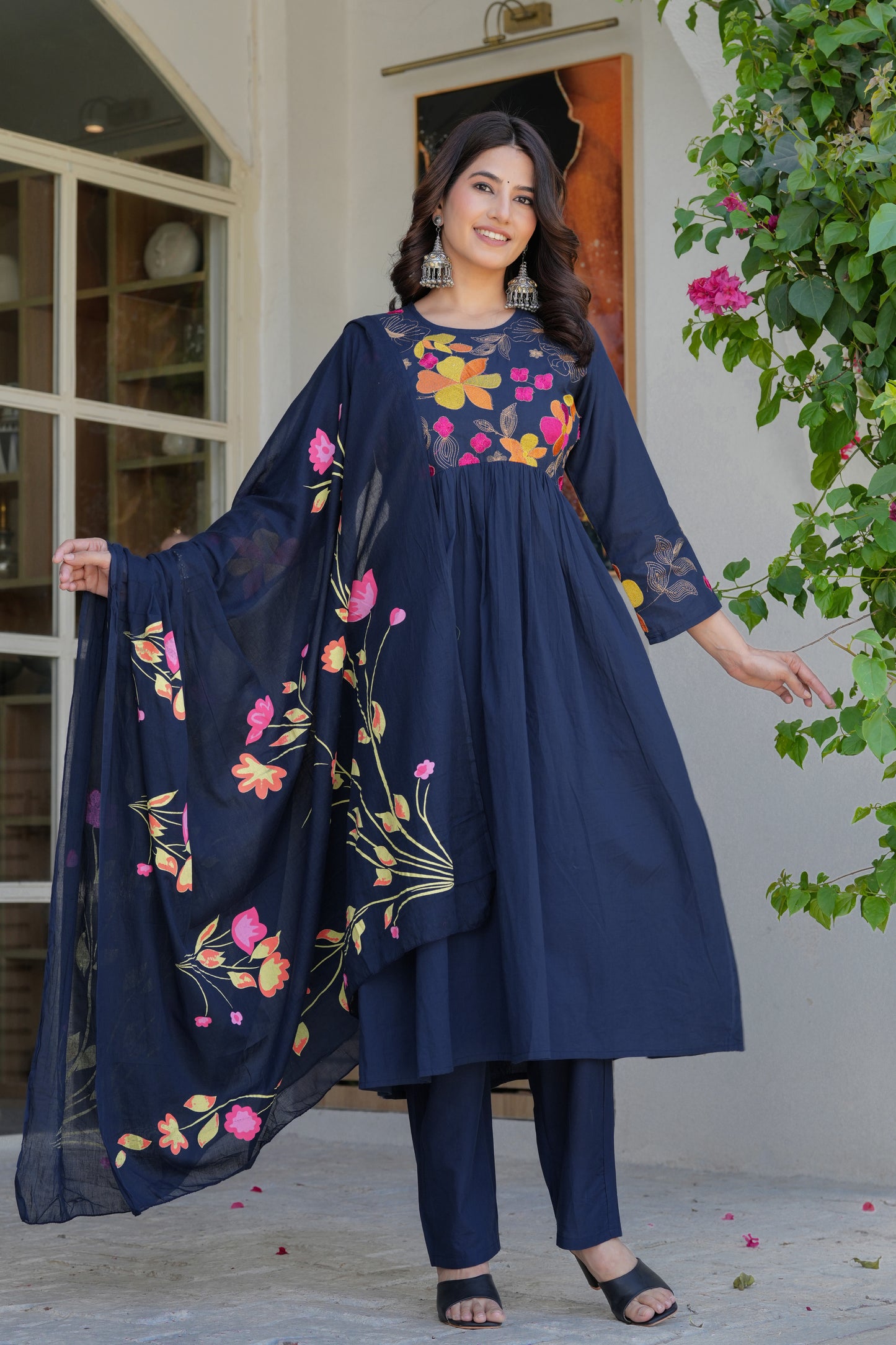 Cotton Dupatta Set