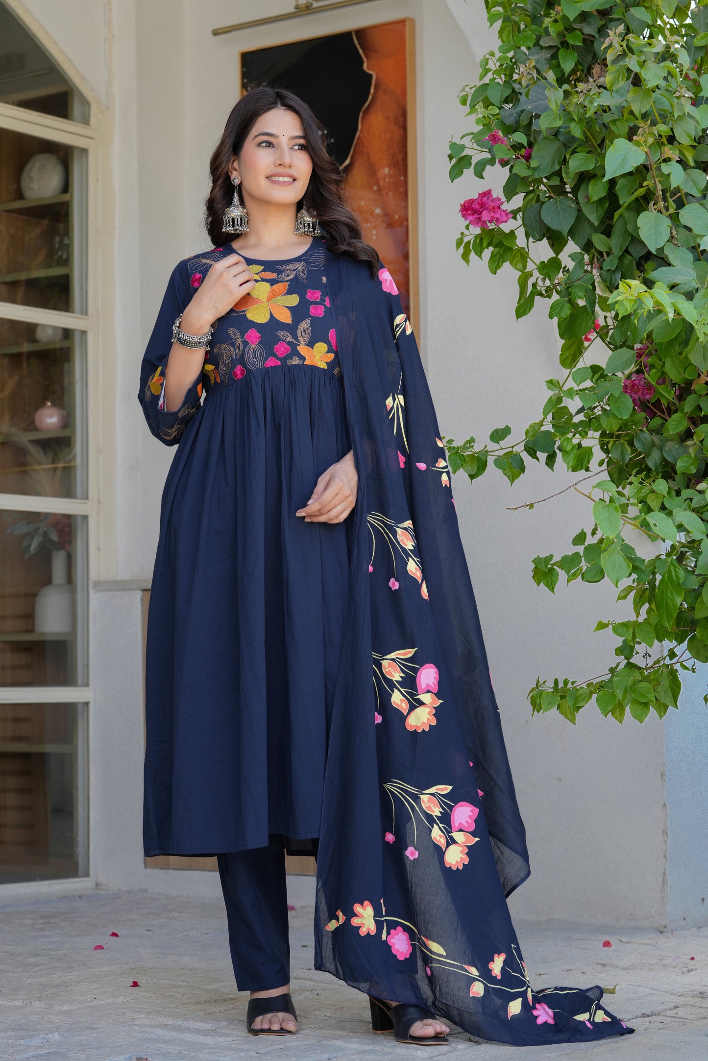 Cotton Dupatta Set