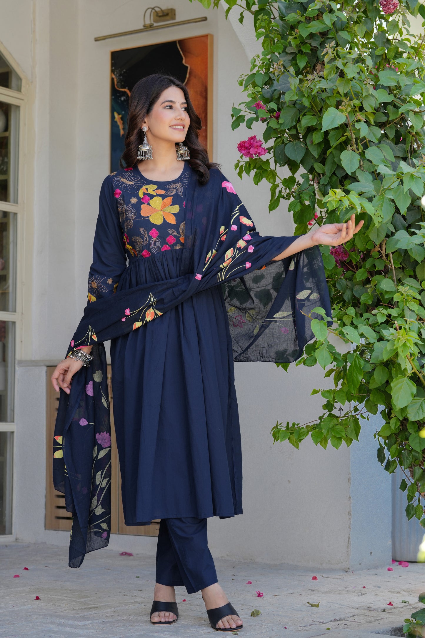 Cotton Dupatta Set