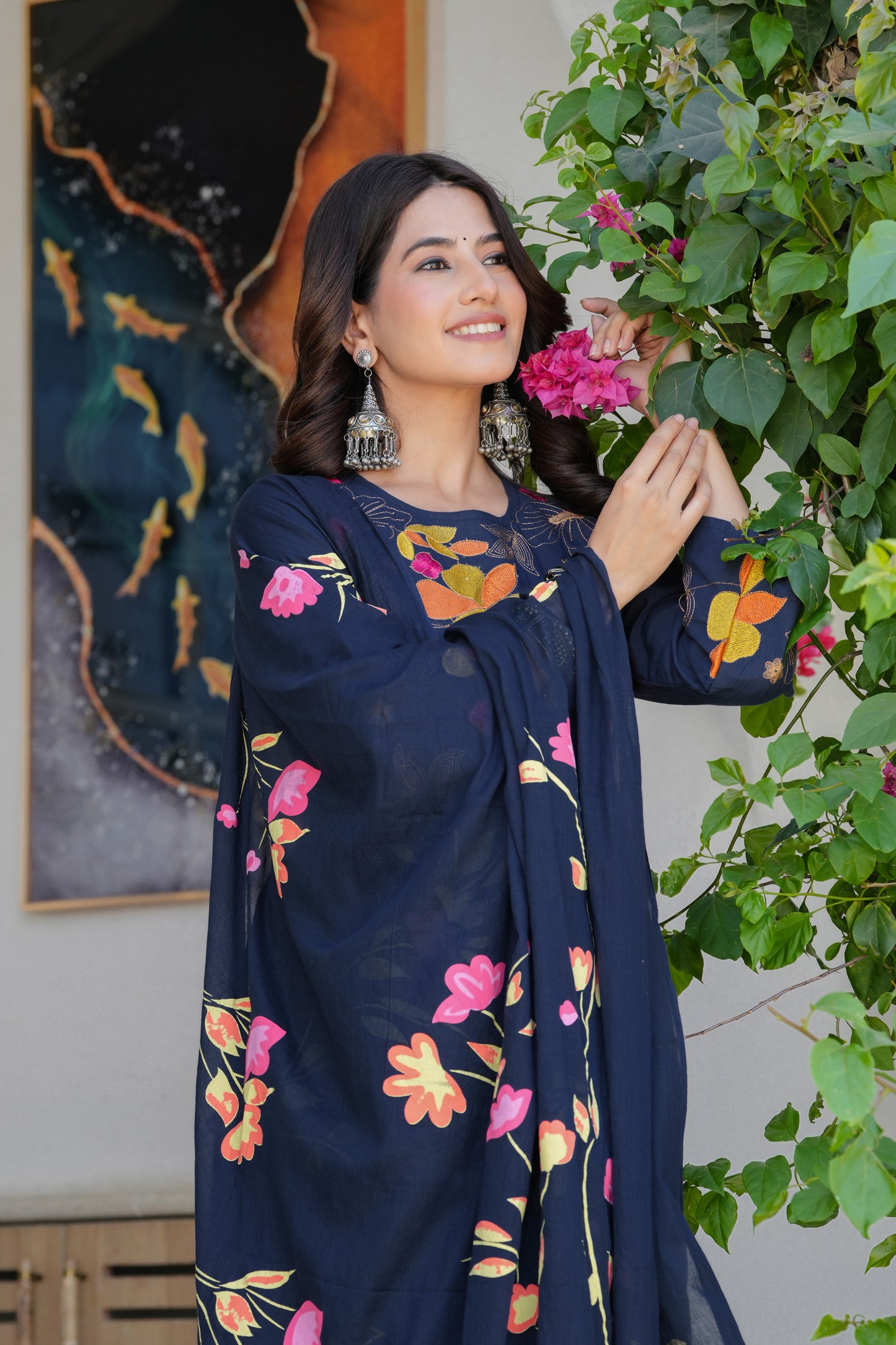 Cotton Dupatta Set