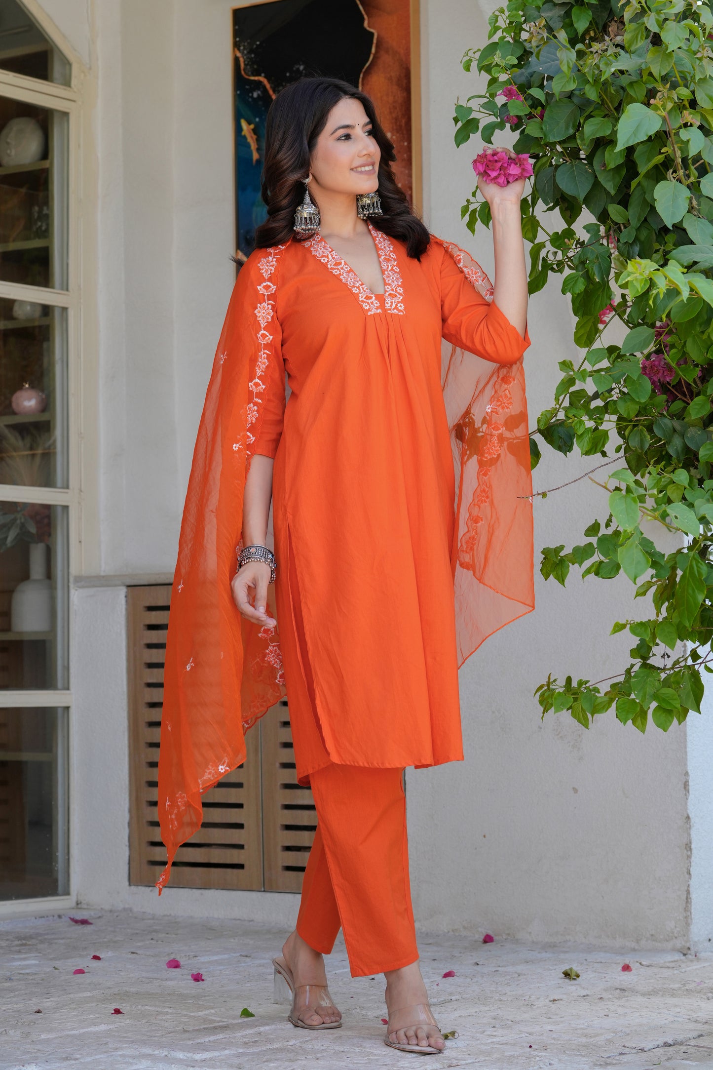 Cotton Dupatta Set