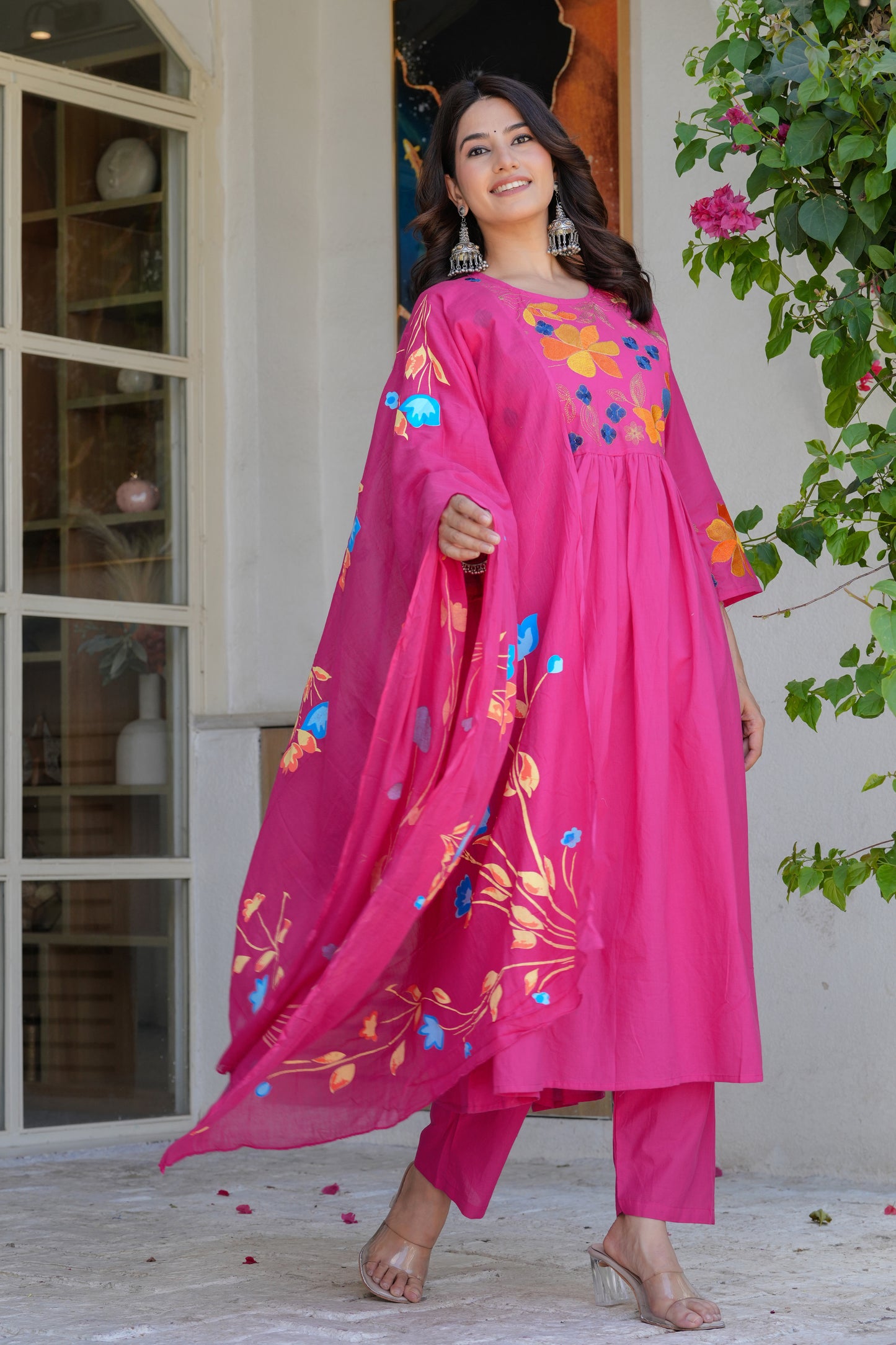 Cotton Dupatta Set