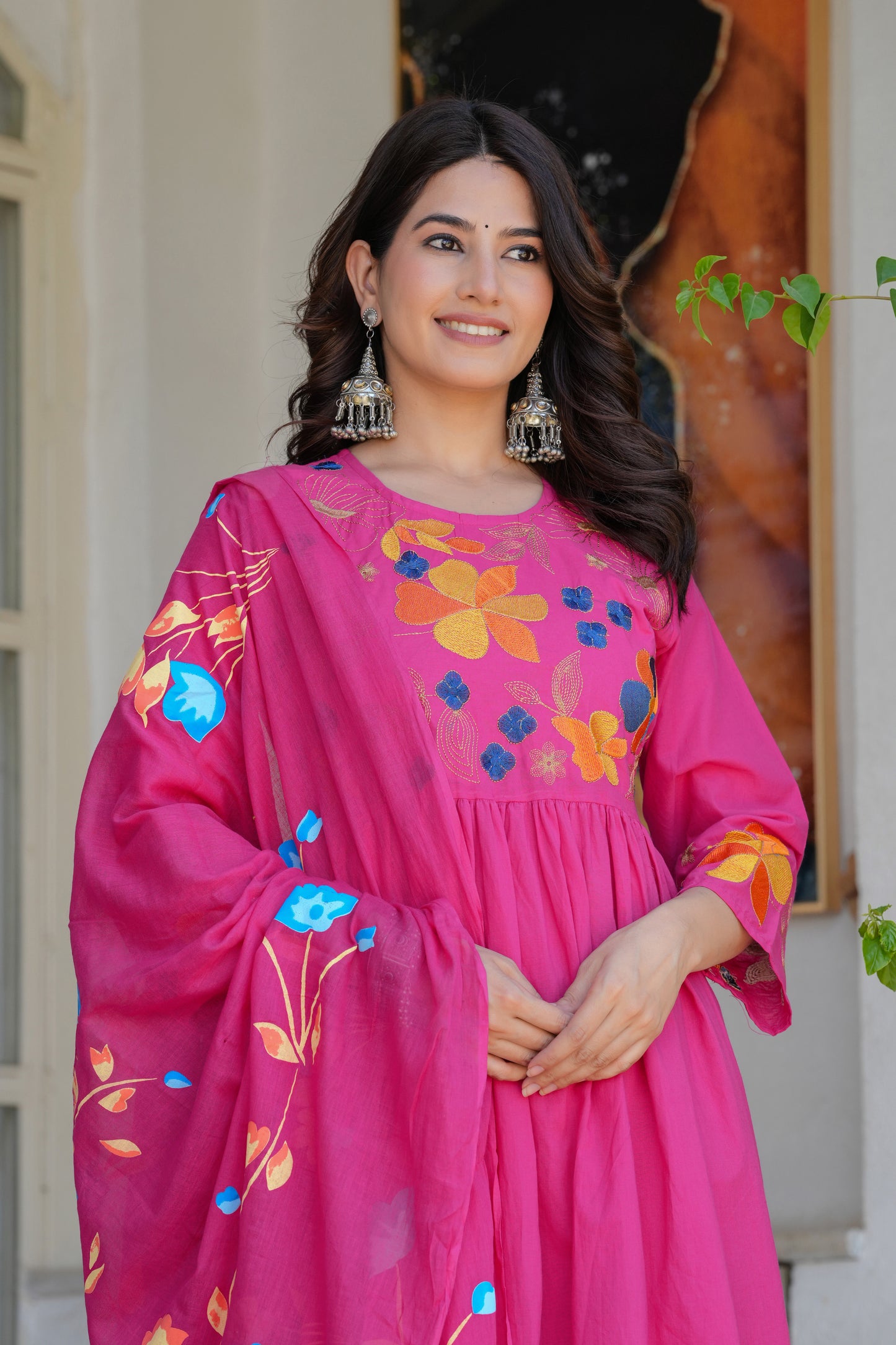 Cotton Dupatta Set