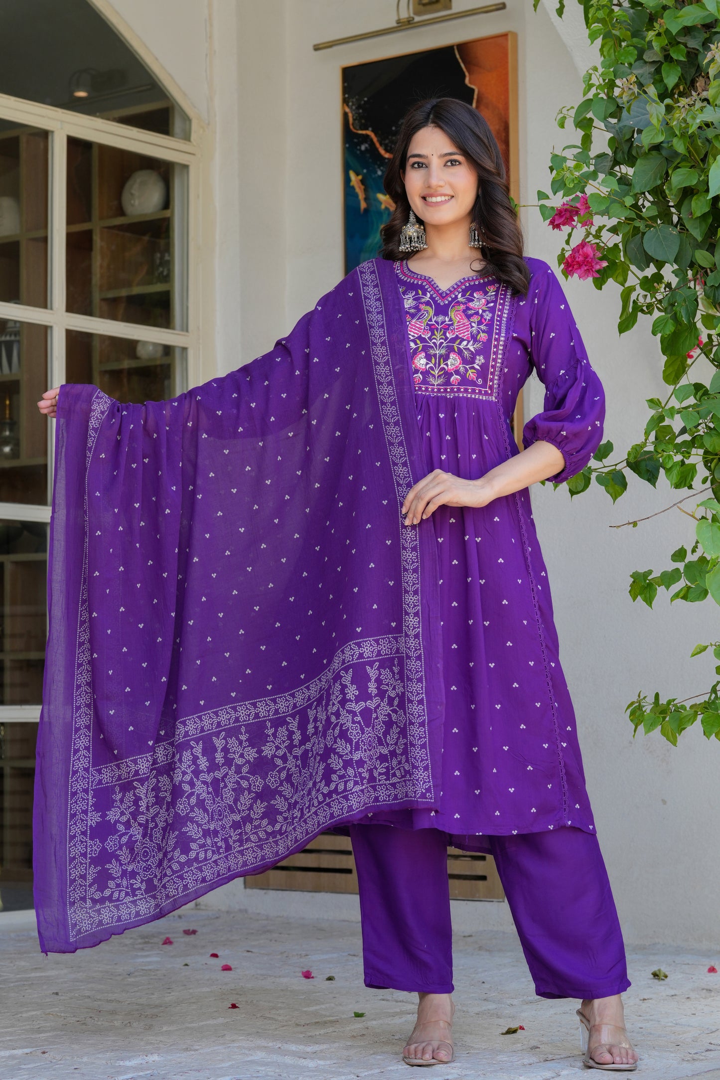 Cotton Dupatta Set