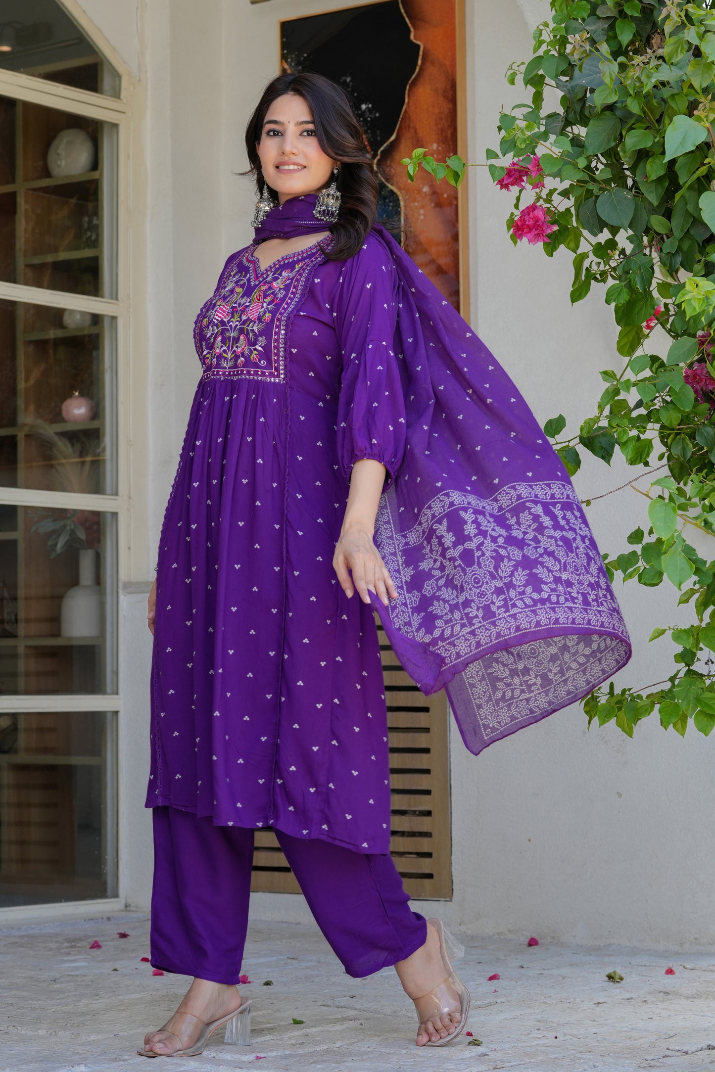 Cotton Dupatta Set