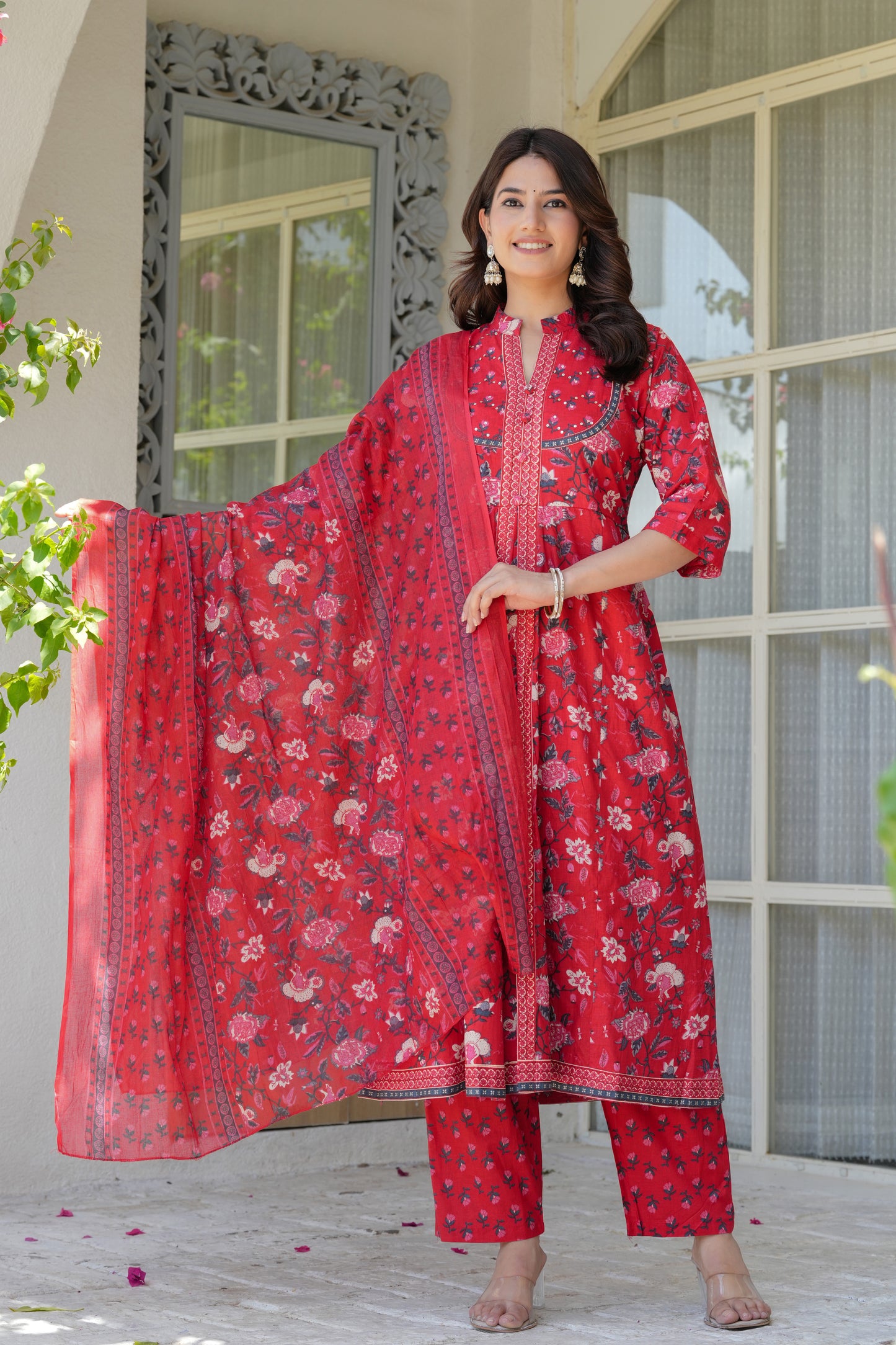 Cotton Dupatta Set