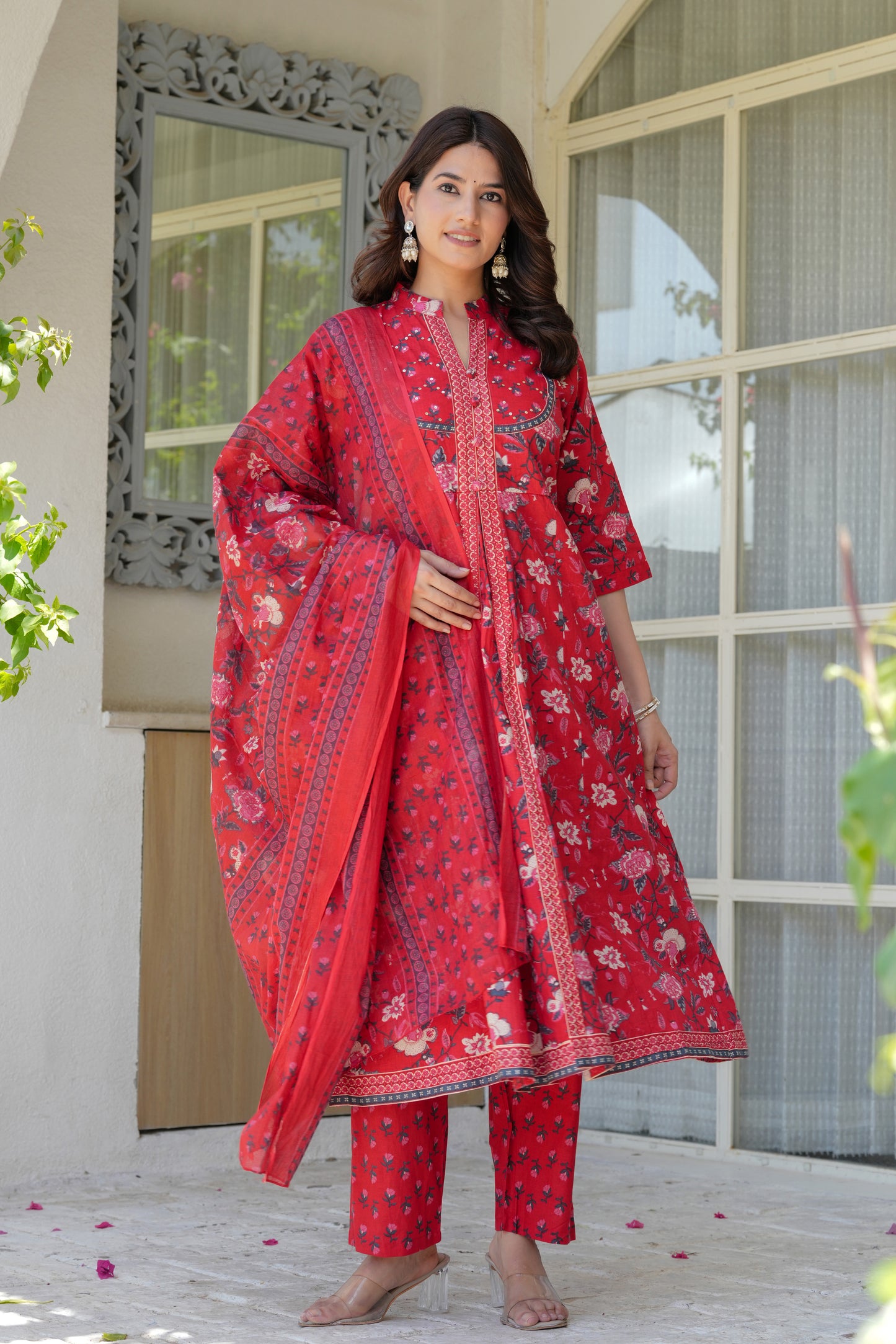 Cotton Dupatta Set