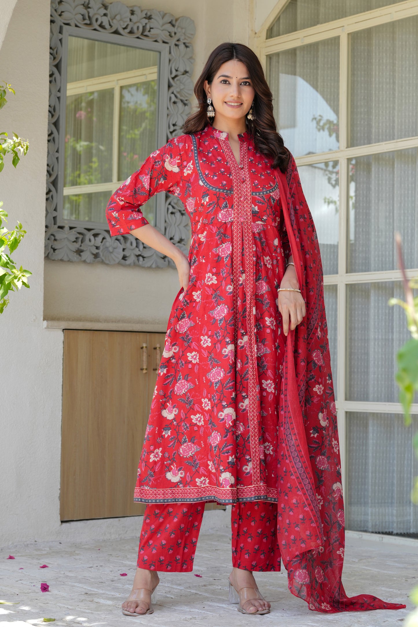 Cotton Dupatta Set