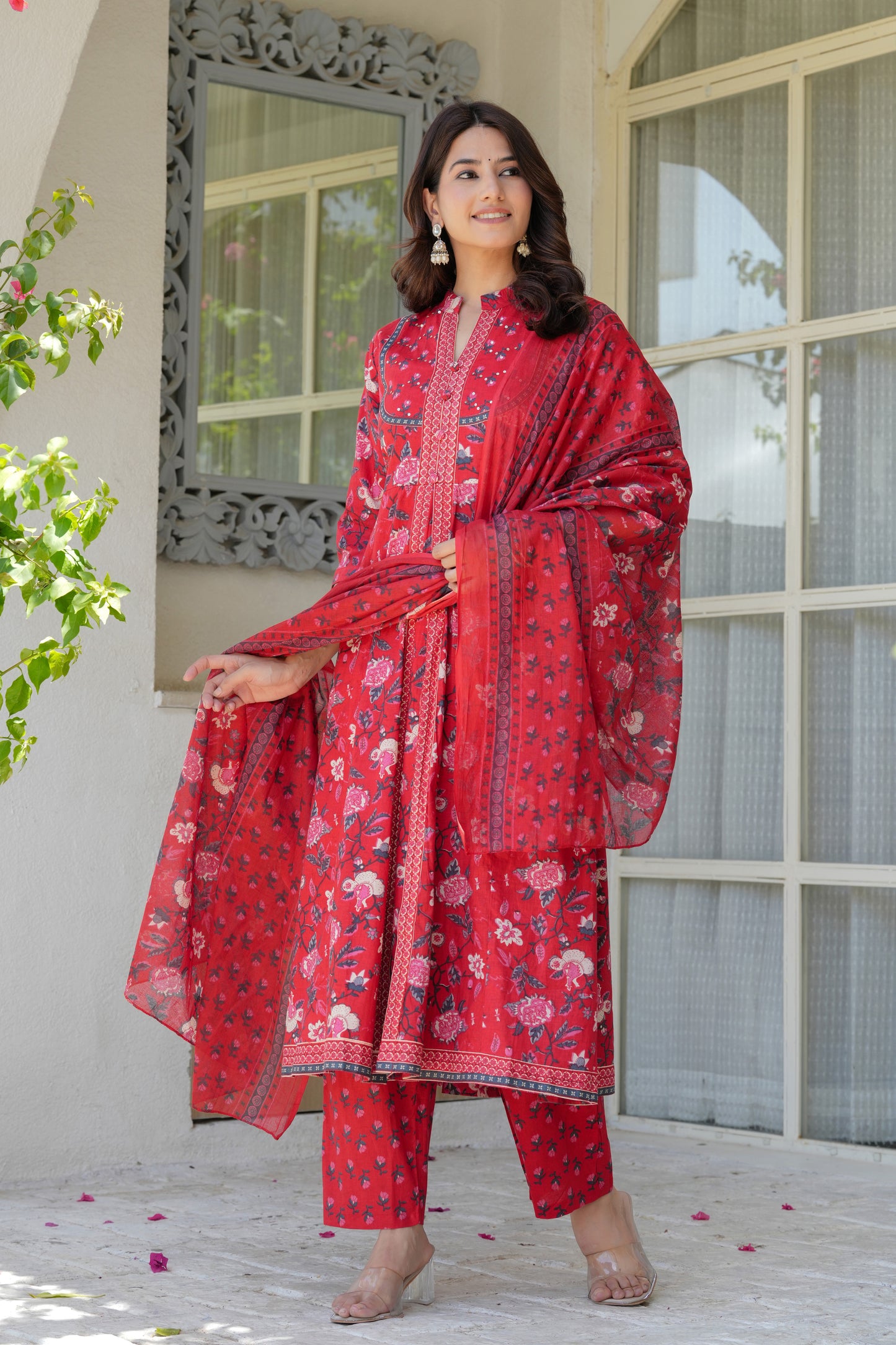 Cotton Dupatta Set