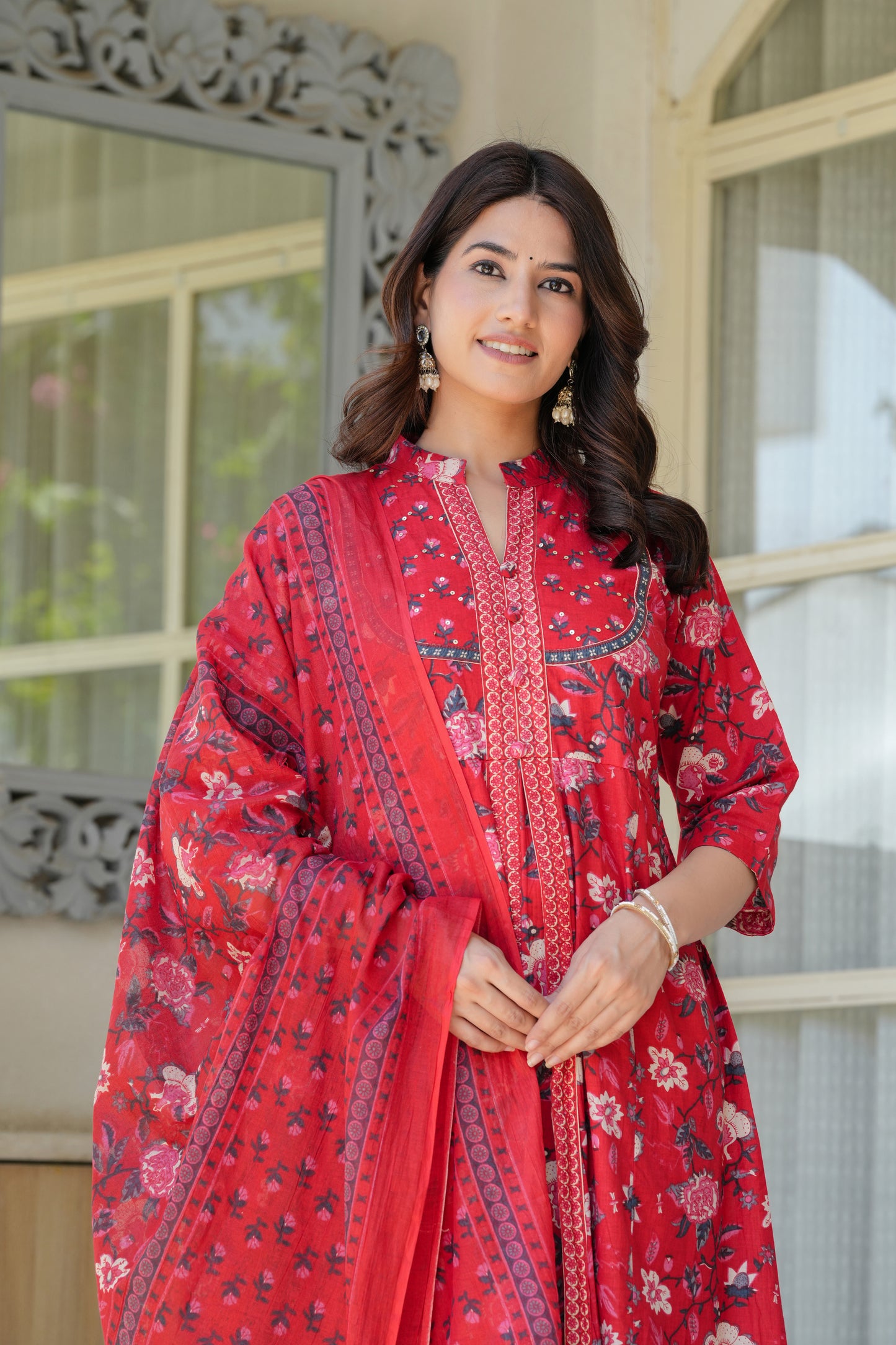 Cotton Dupatta Set