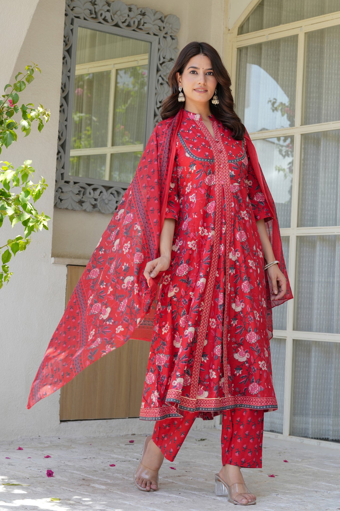 Cotton Dupatta Set
