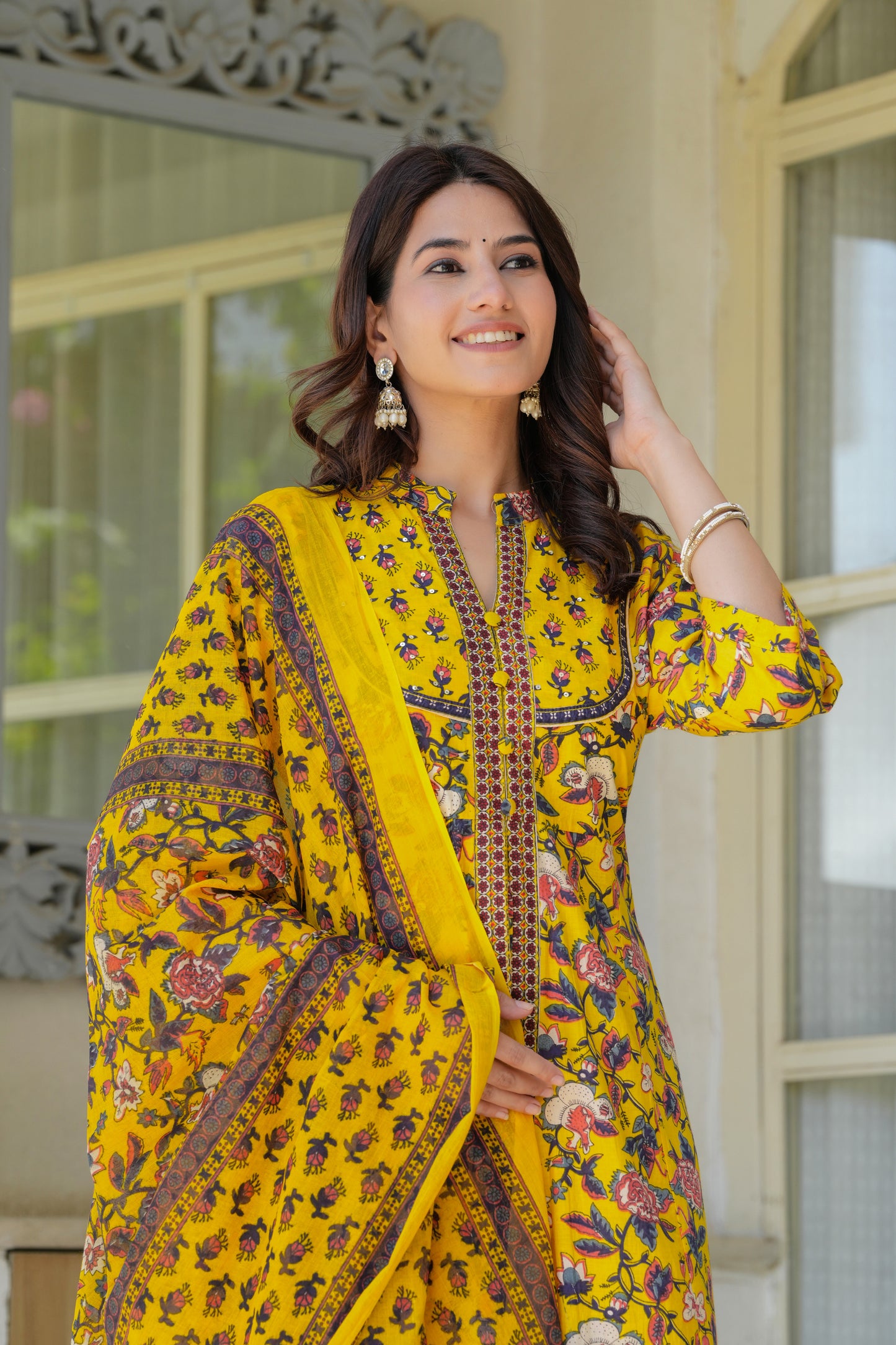 Cotton Dupatta Set