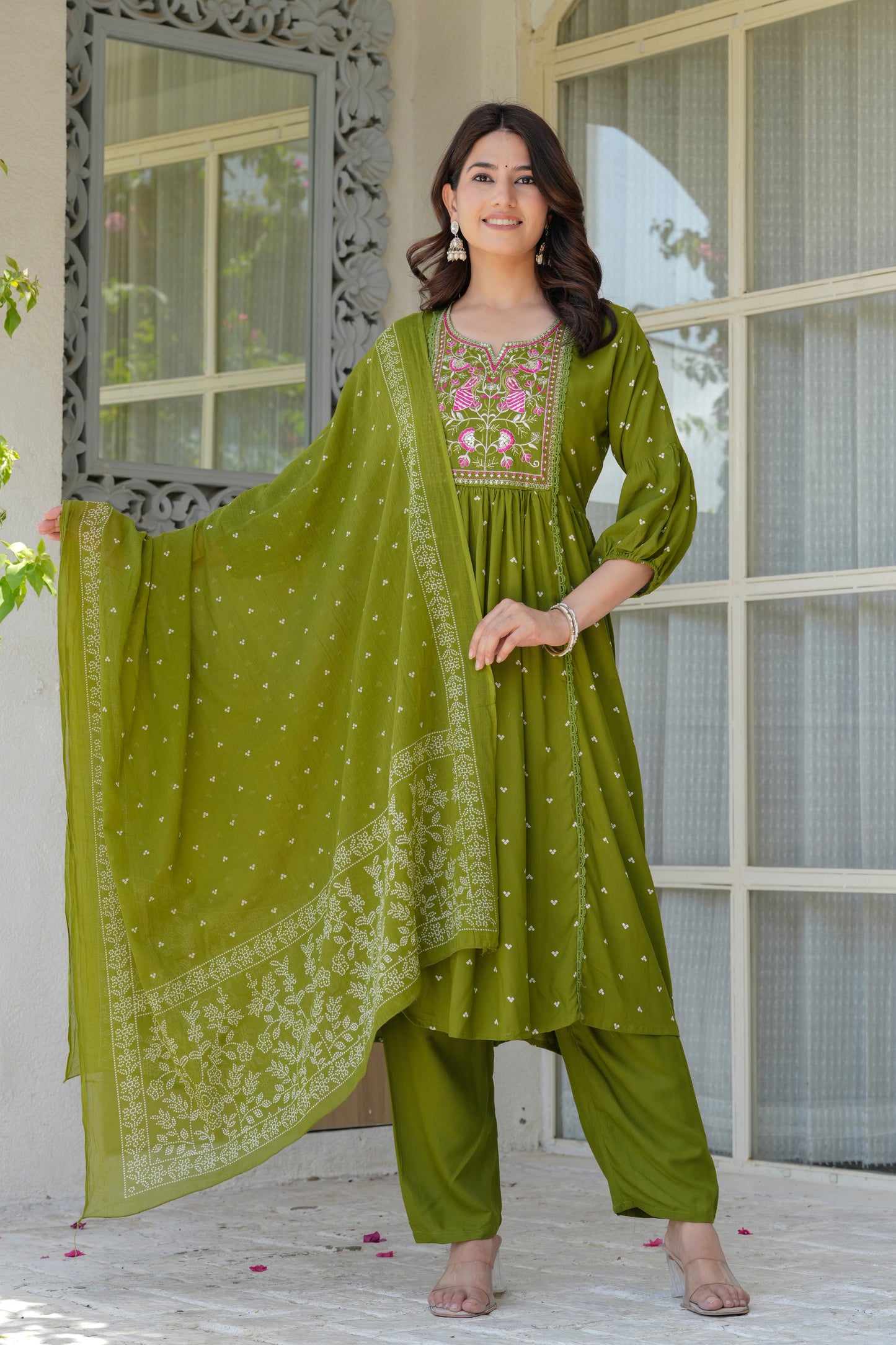 Cotton Dupatta Set