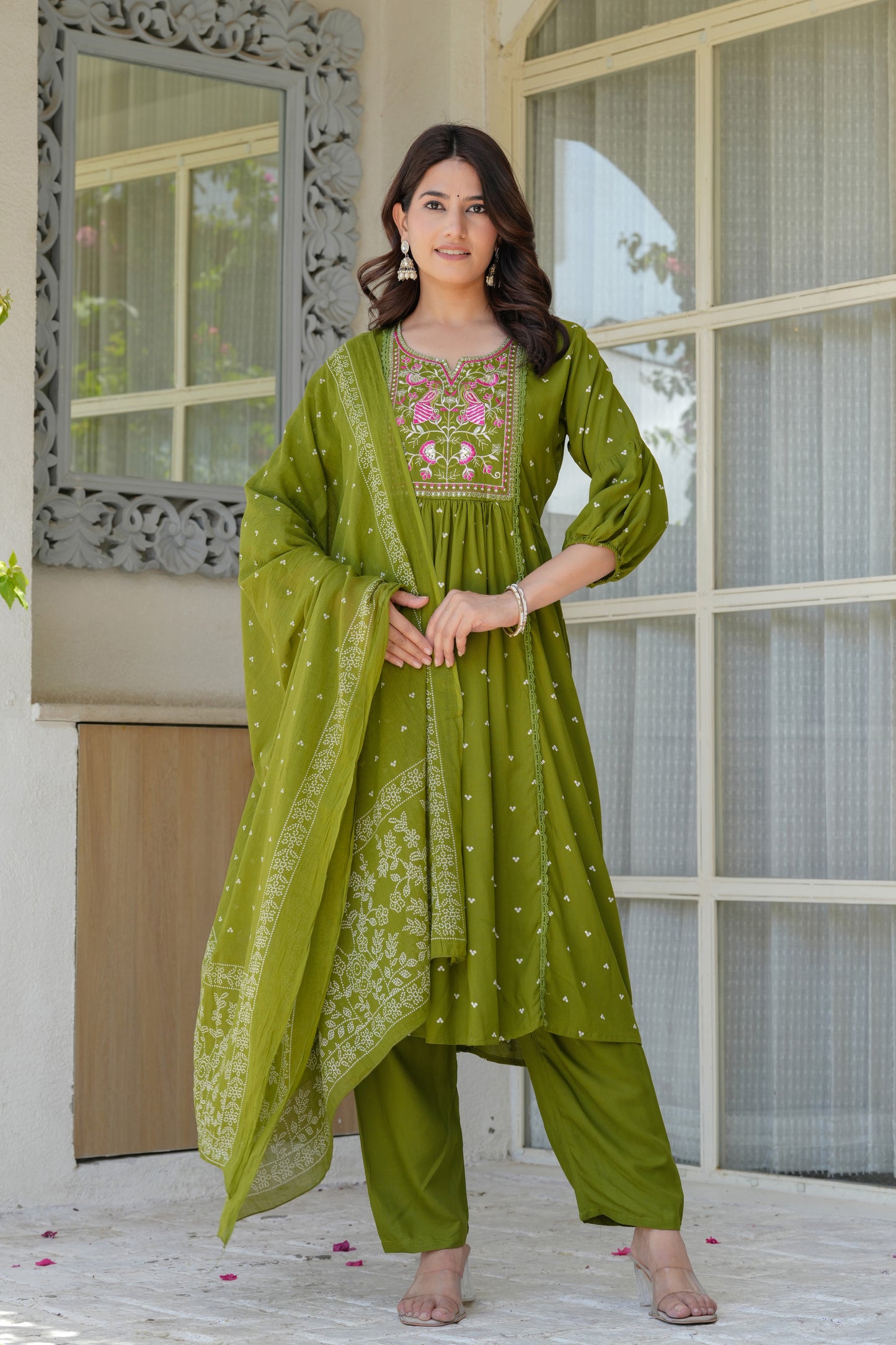 Cotton Dupatta Set