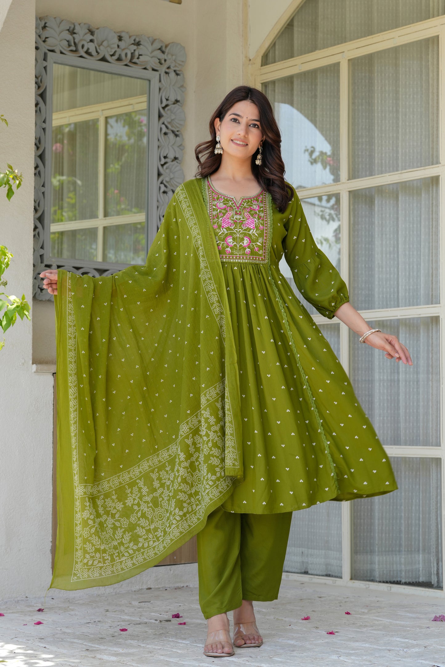 Cotton Dupatta Set