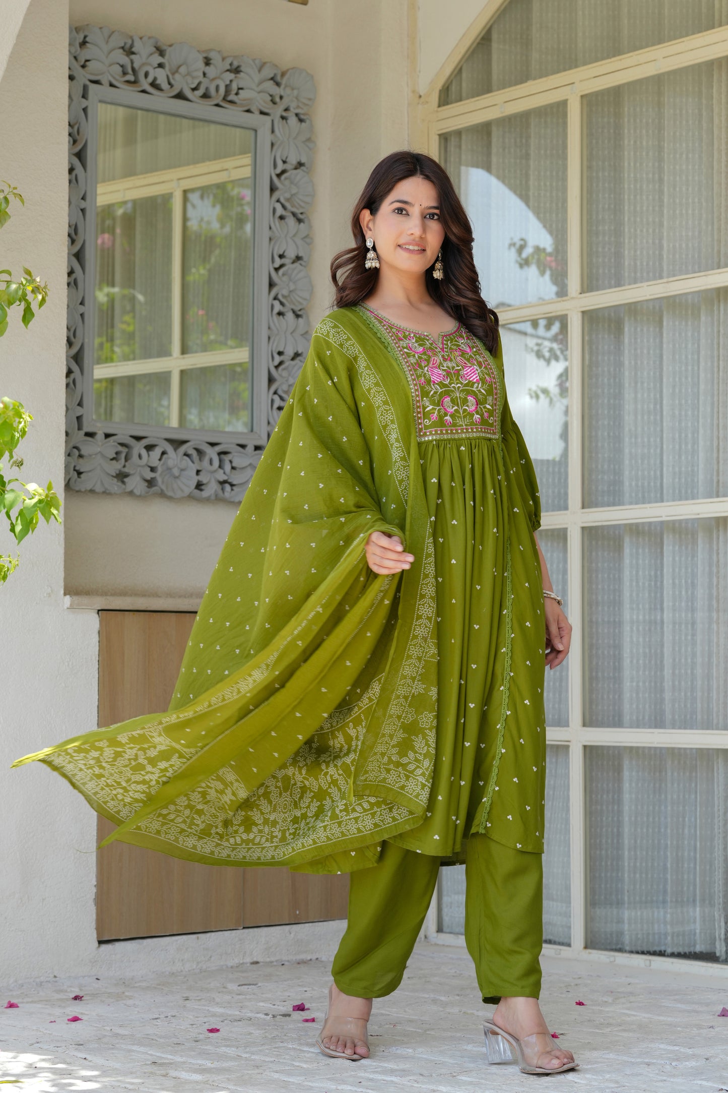 Cotton Dupatta Set