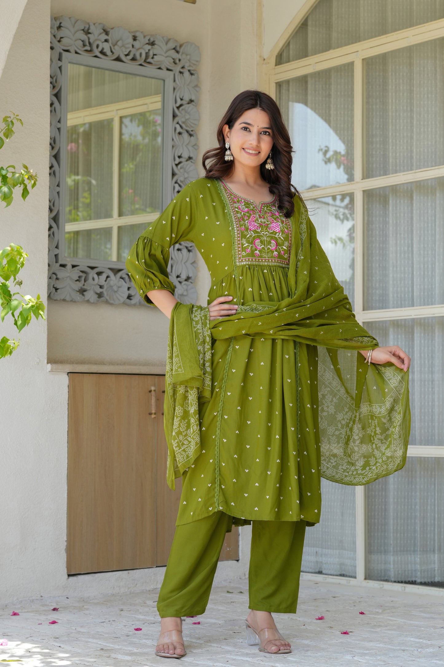 Cotton Dupatta Set