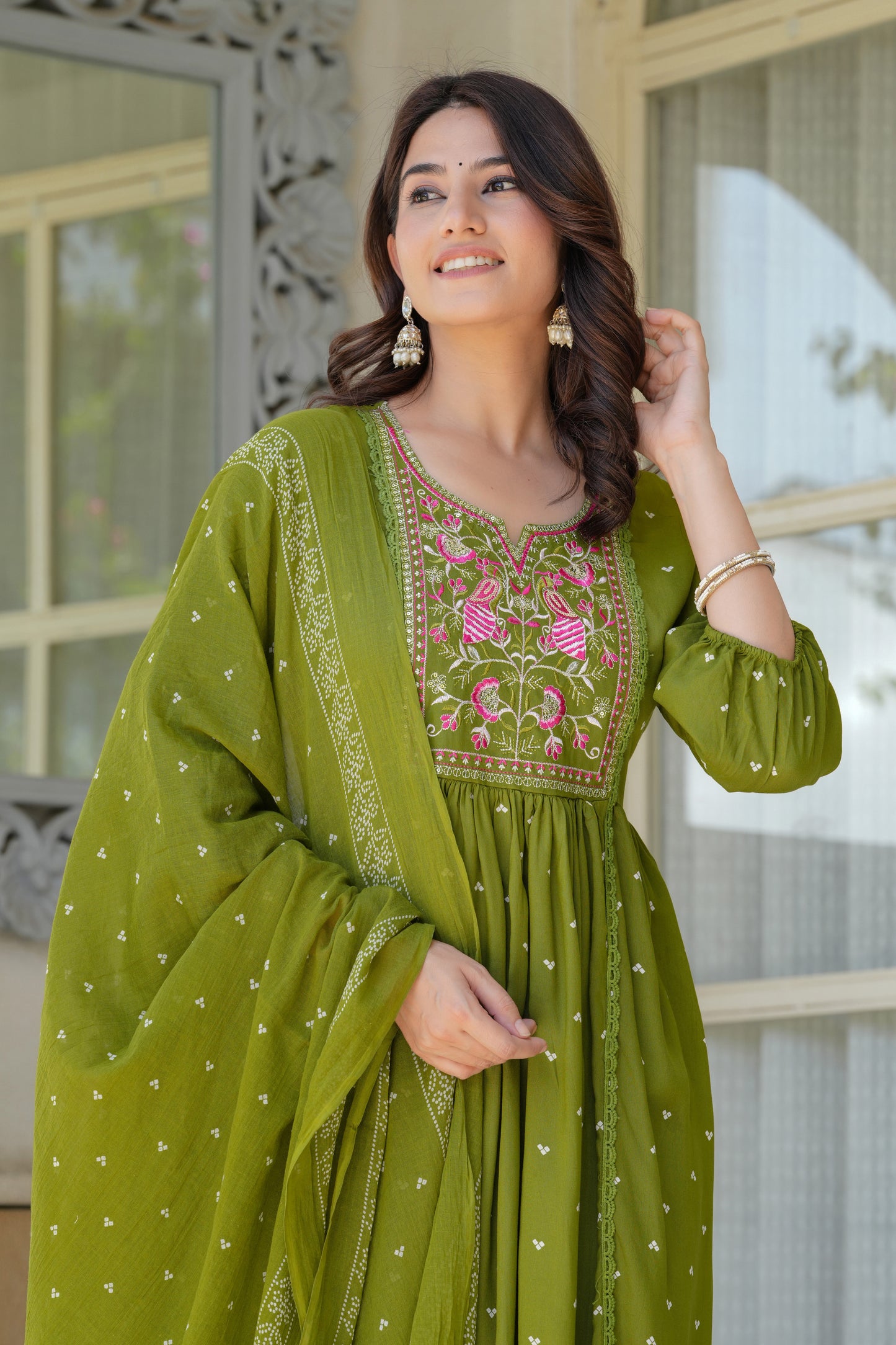 Cotton Dupatta Set