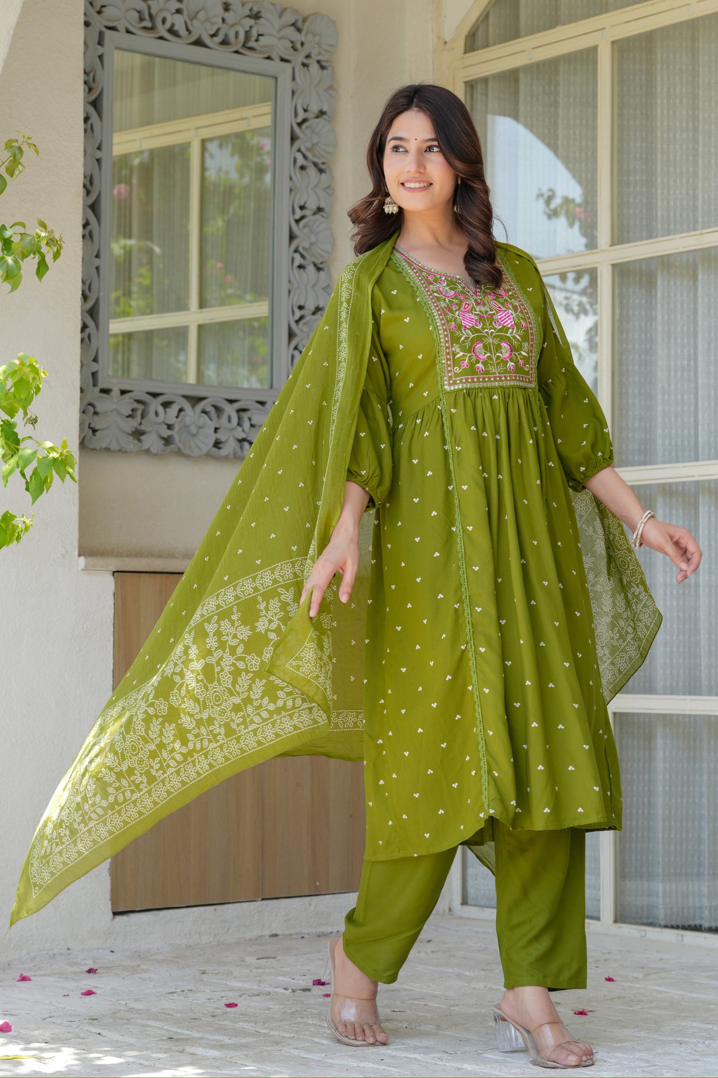 Cotton Dupatta Set