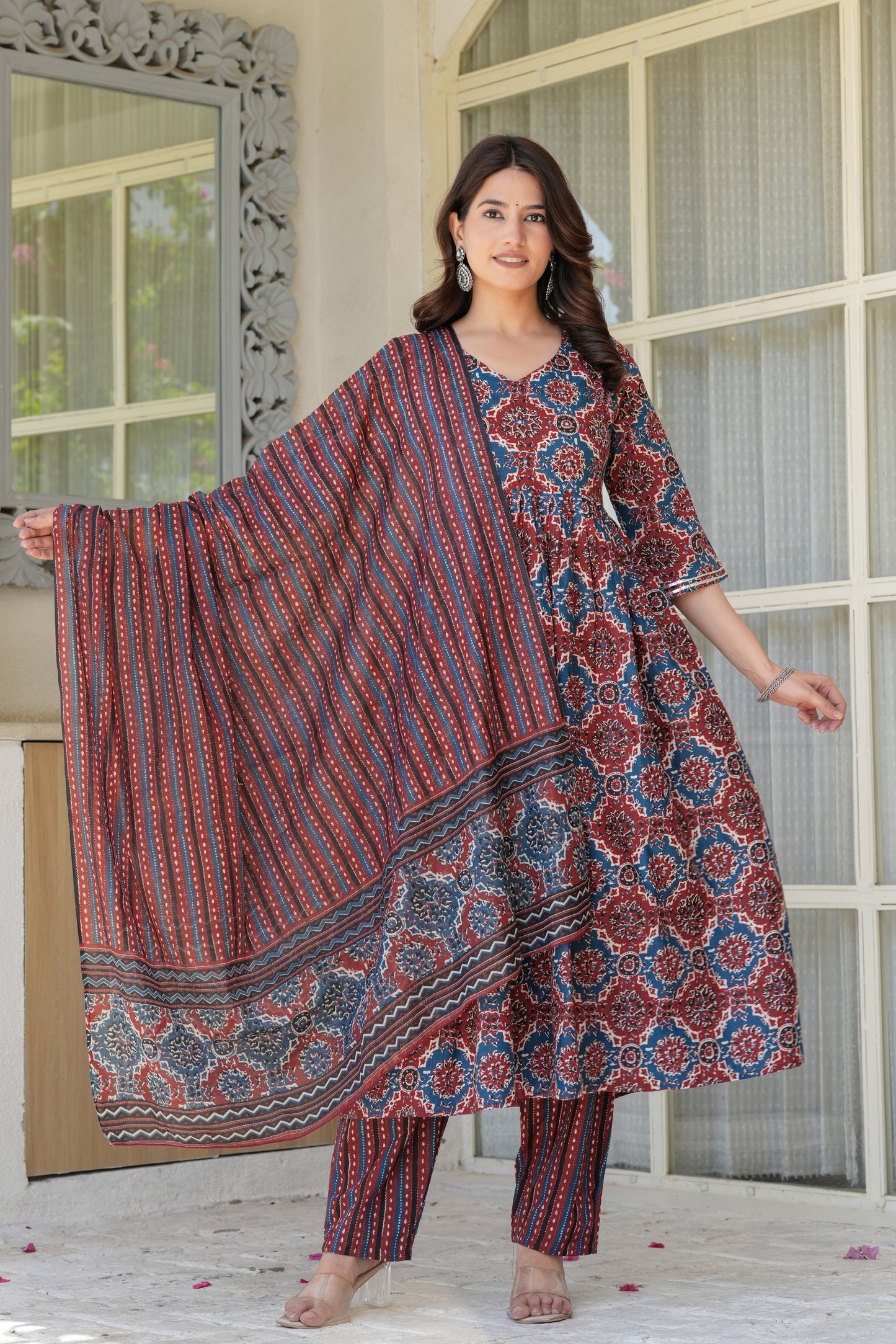Cotton Dupatta Set