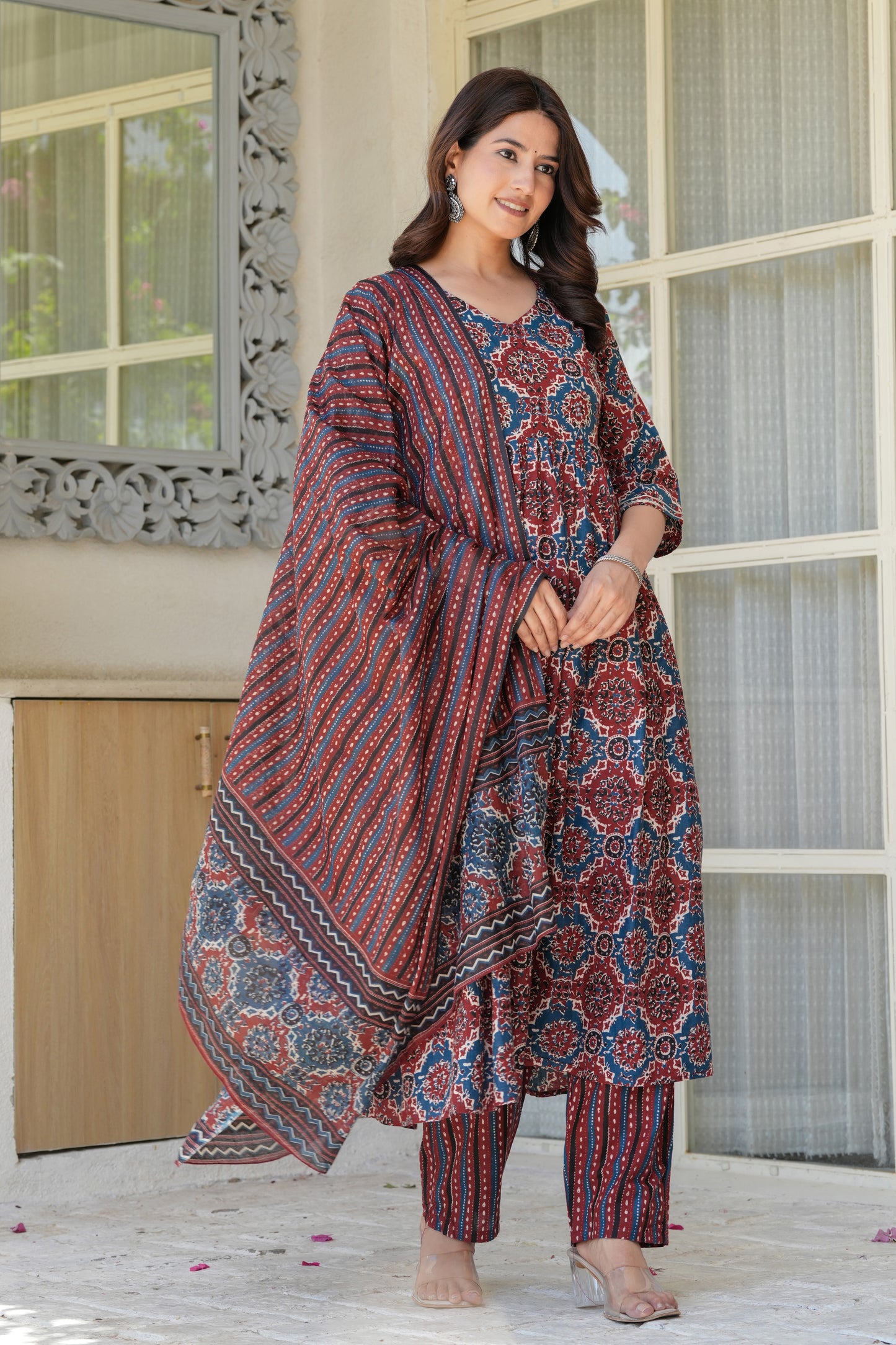 Cotton Dupatta Set