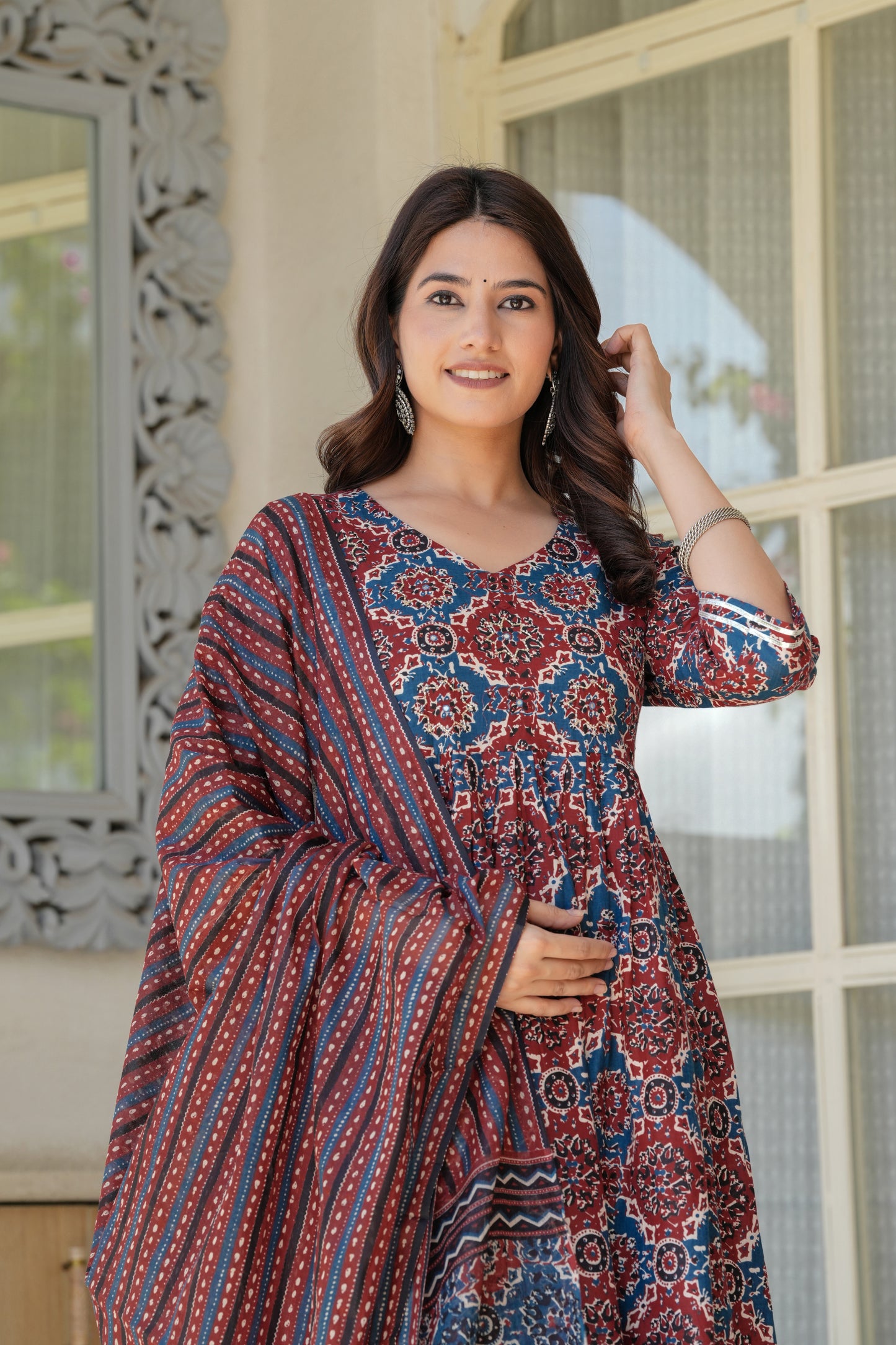 Cotton Dupatta Set