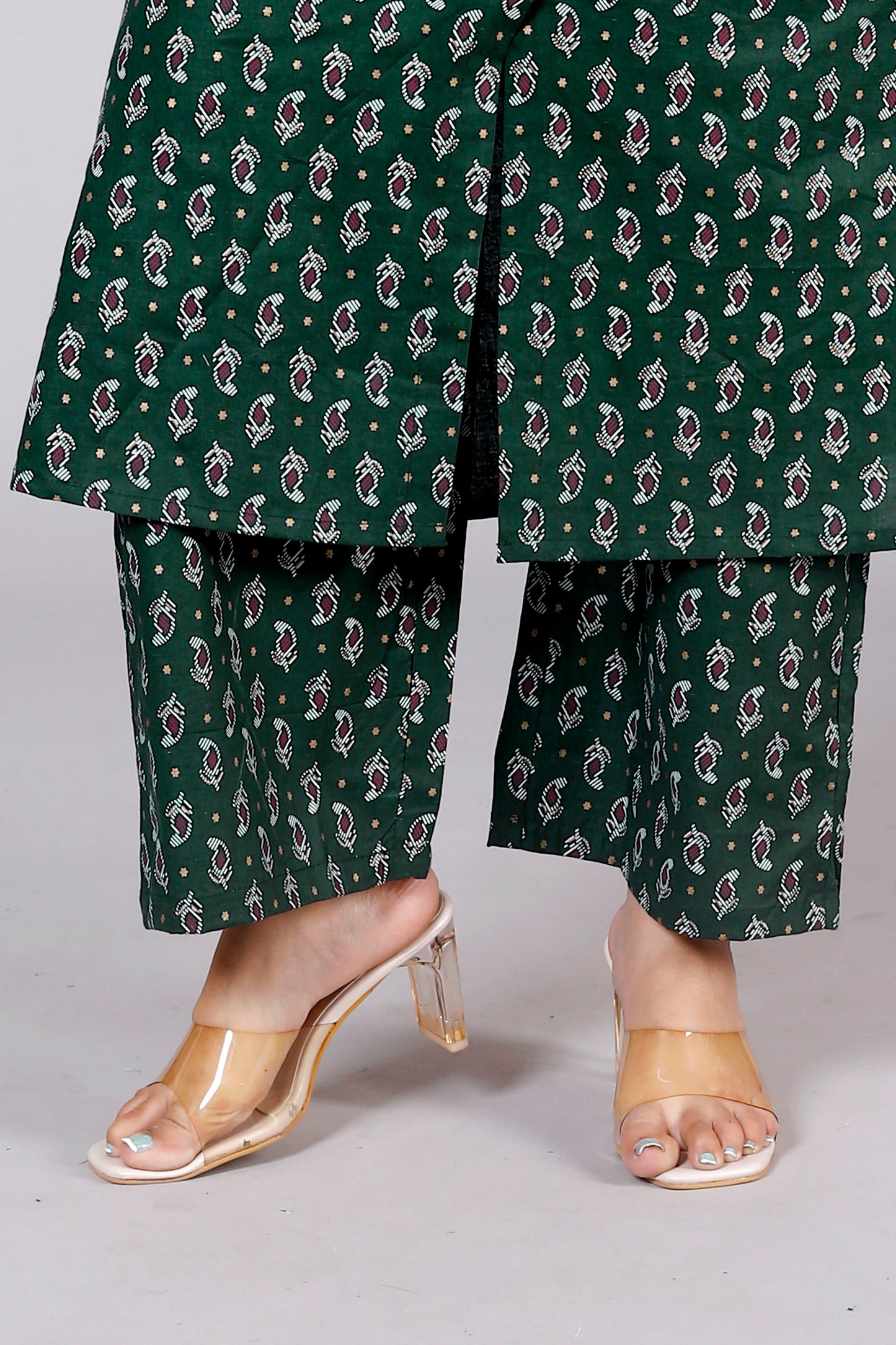 Printed Kurta Palazzo Set