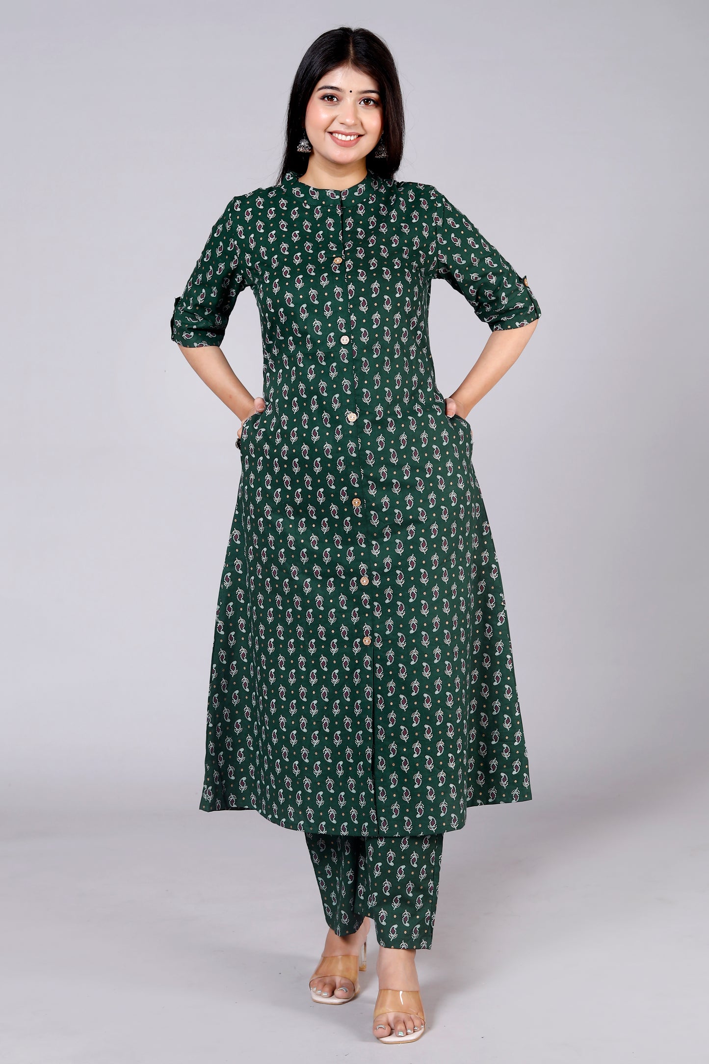 Printed Kurta Palazzo Set