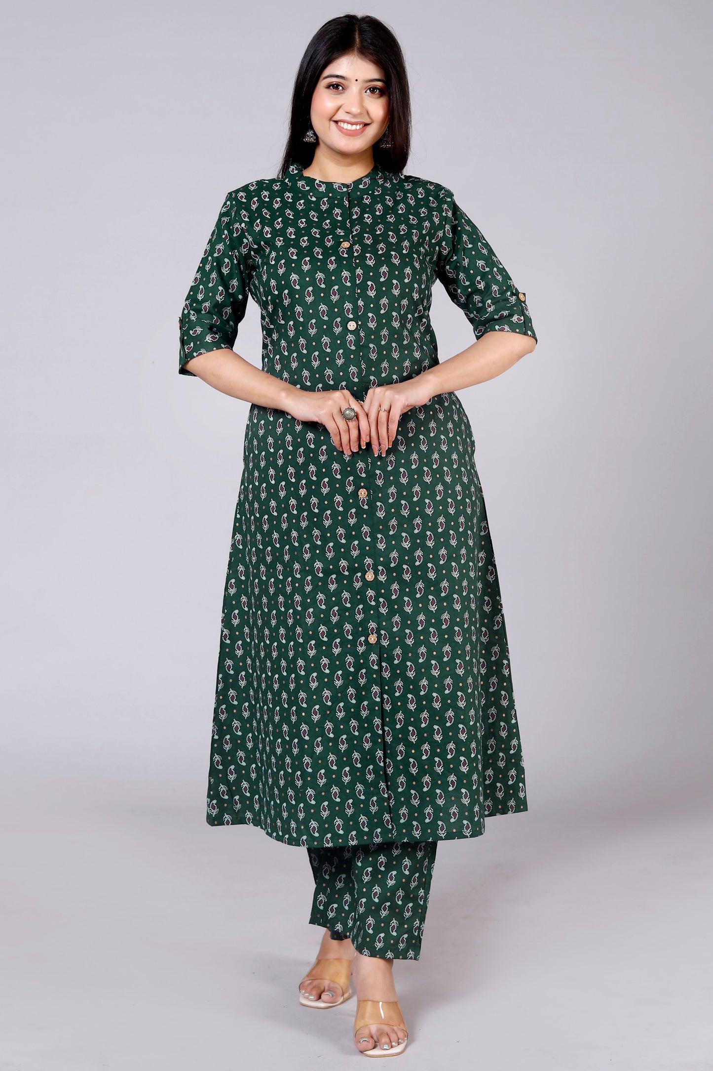 Printed Kurta Palazzo Set