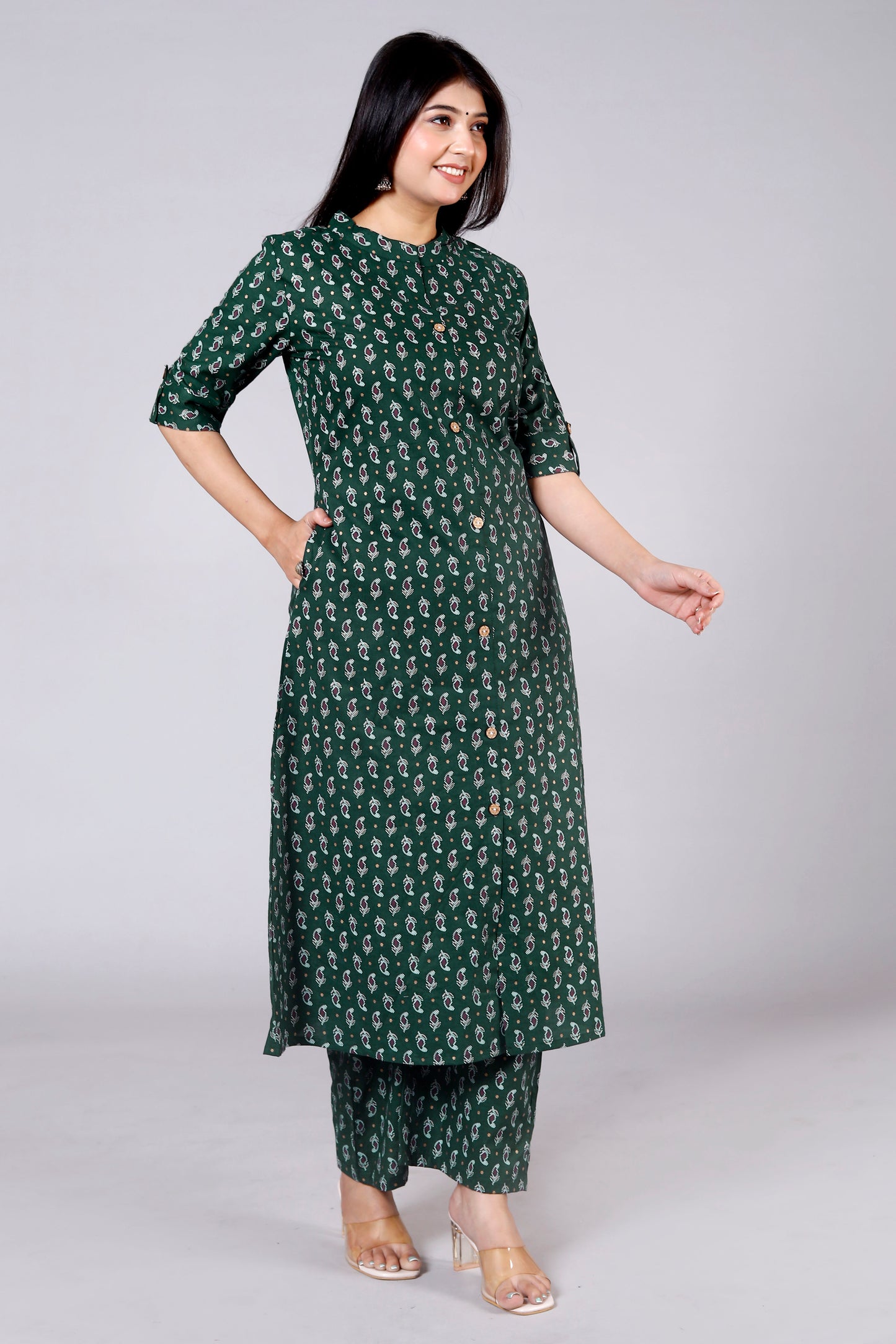 Printed Kurta Palazzo Set