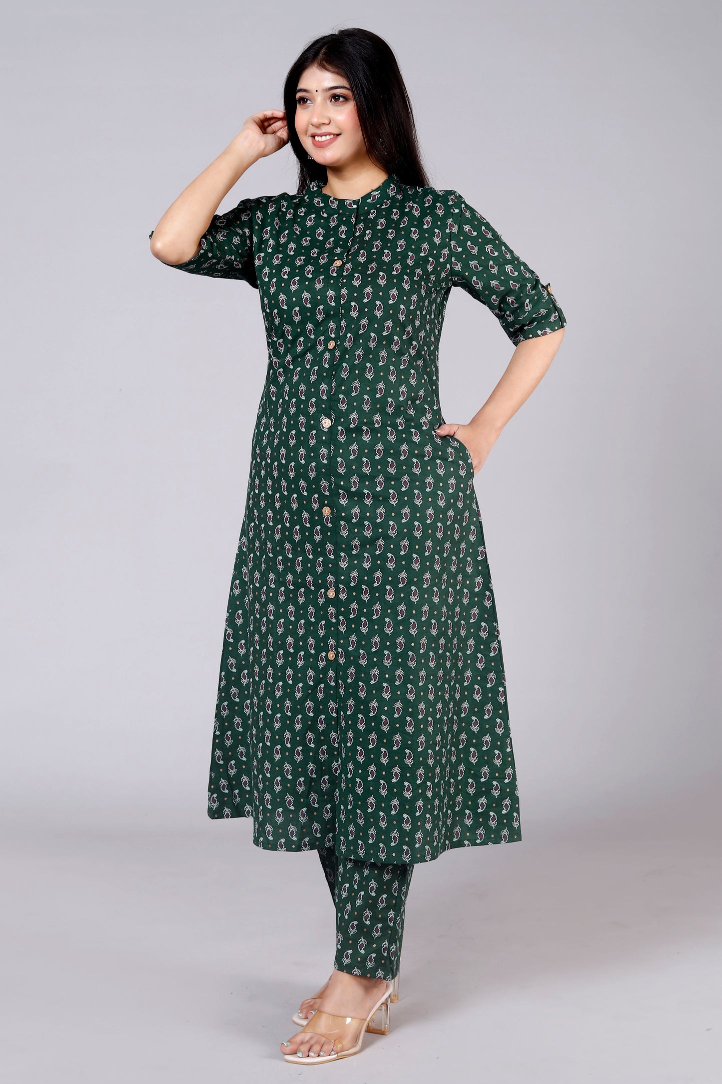Printed Kurta Palazzo Set