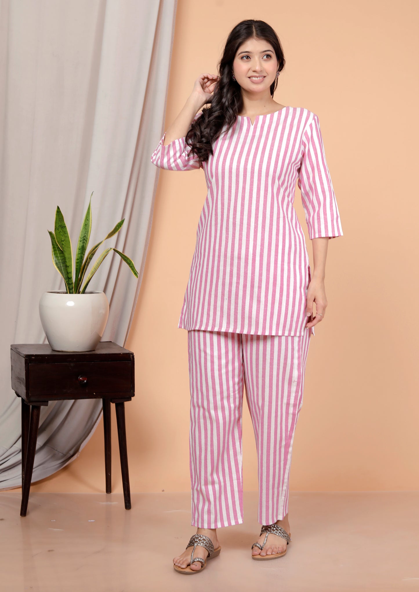 Pink Strip Cord Set