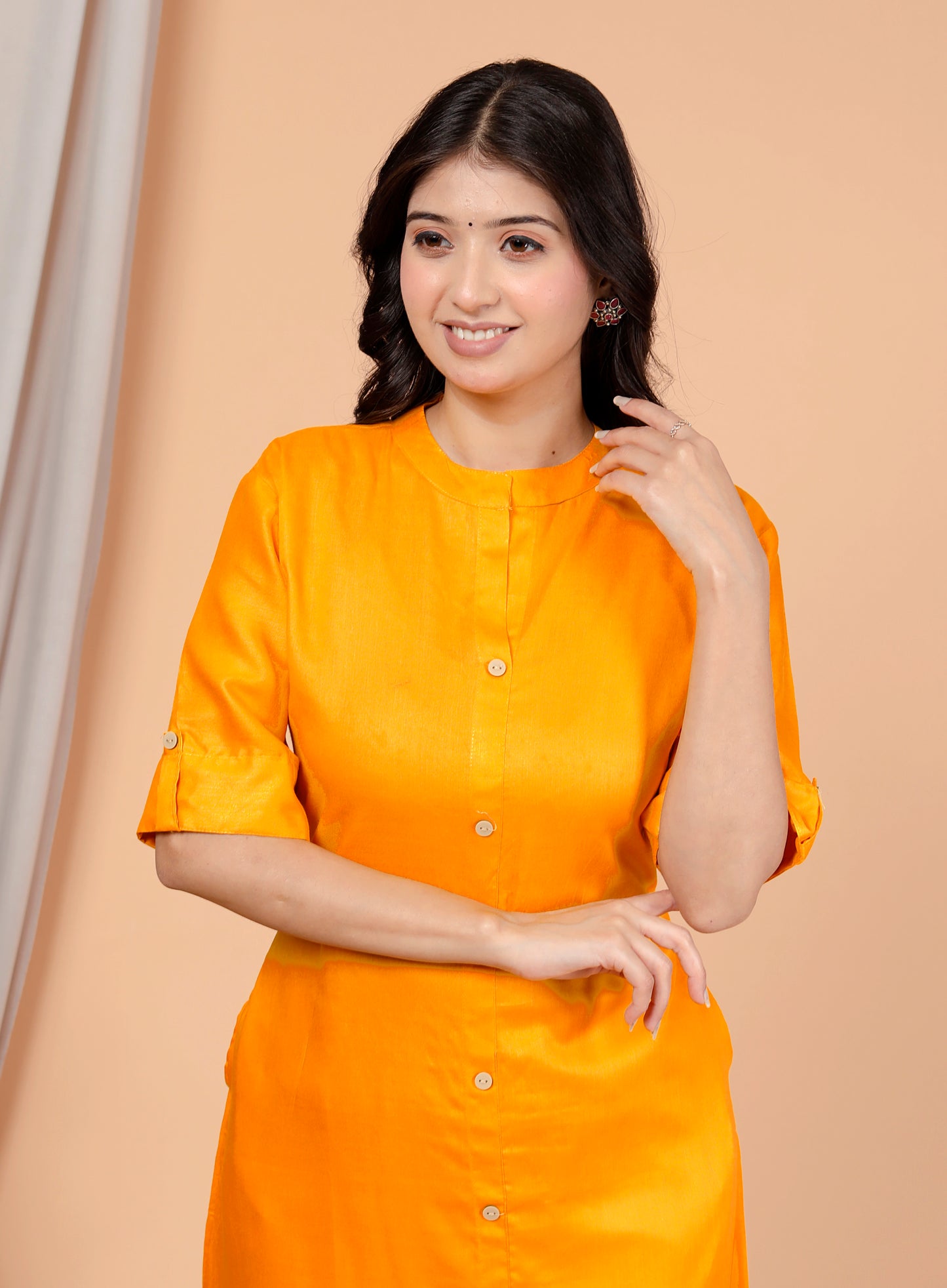 Plain Kurta Palazzo Set
