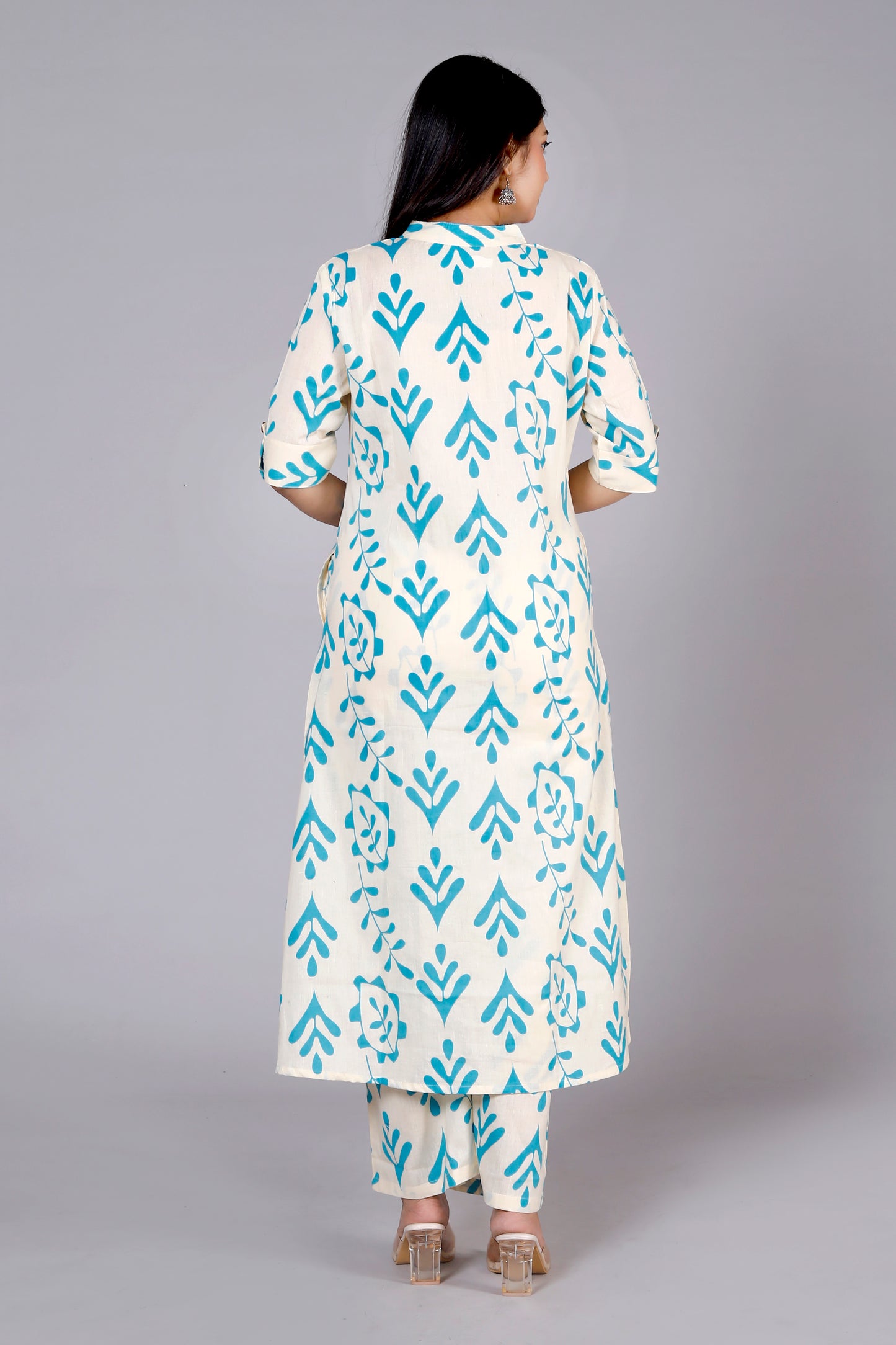 Printed Kurta Palazzo Set