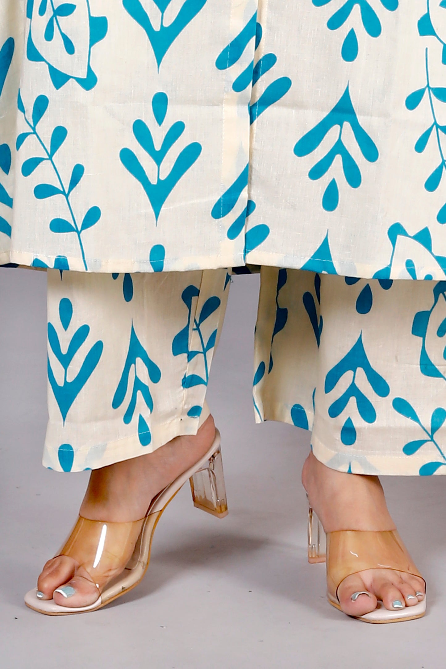 Printed Kurta Palazzo Set