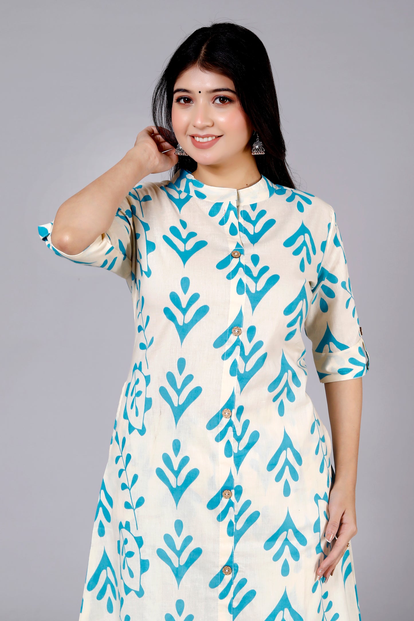 Printed Kurta Palazzo Set