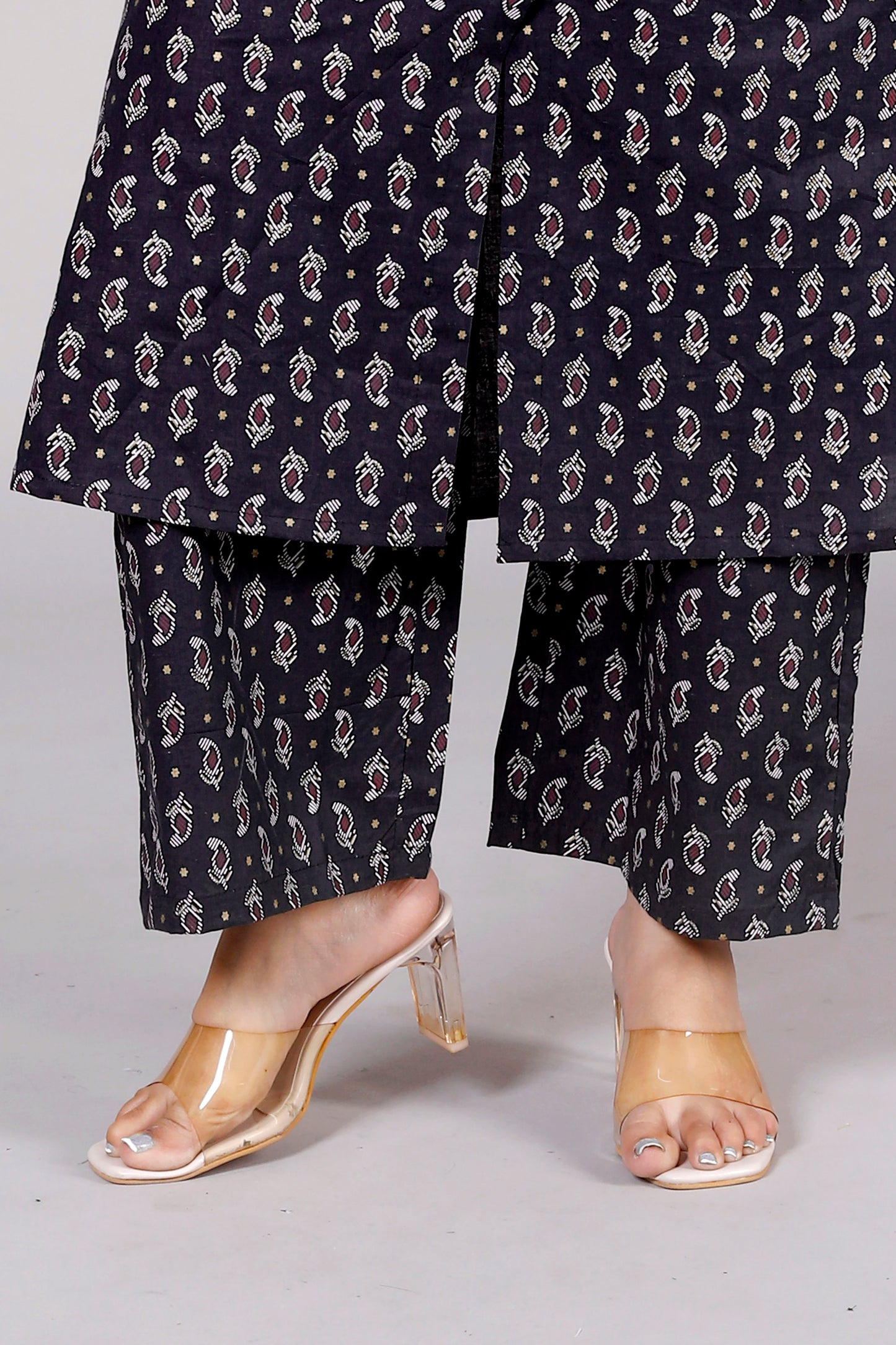 Printed Kurta Palazzo Set