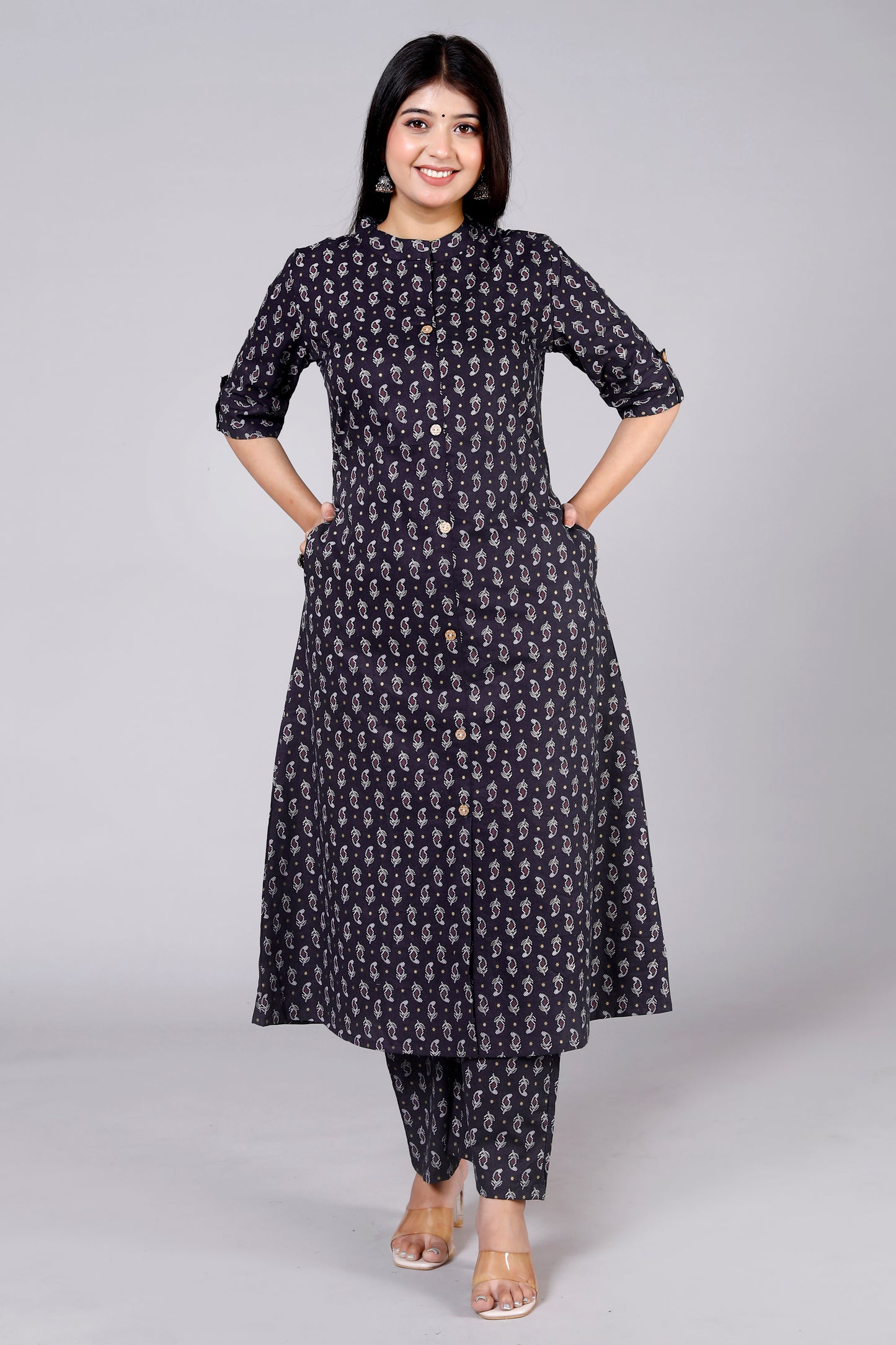 Printed Kurta Palazzo Set