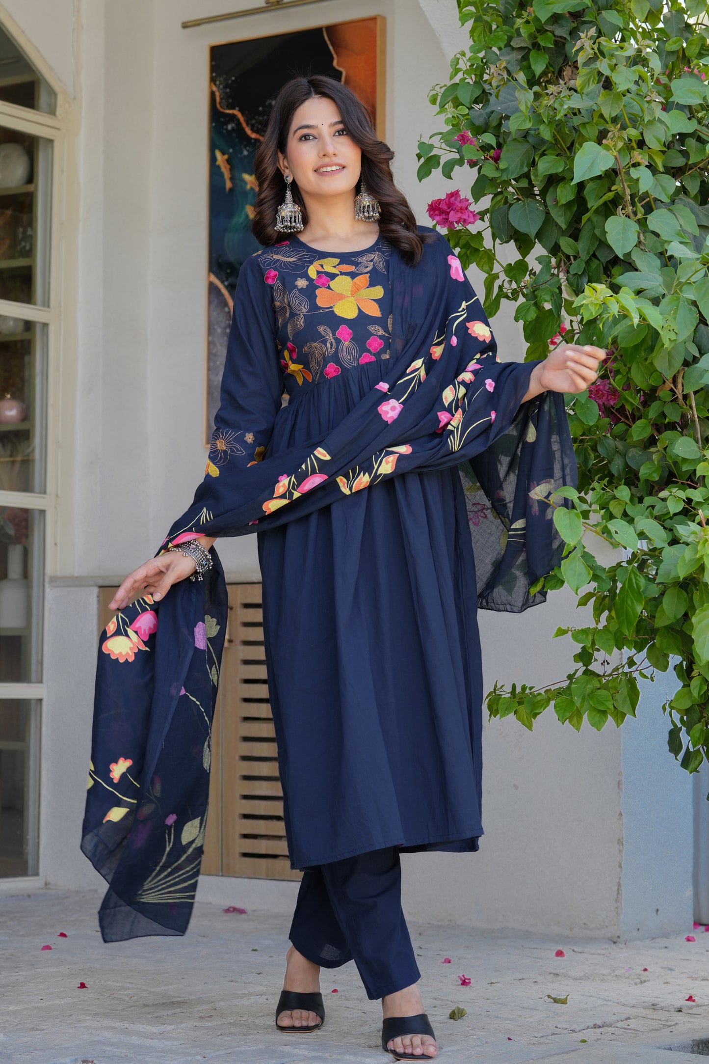 Cotton Dupatta Set
