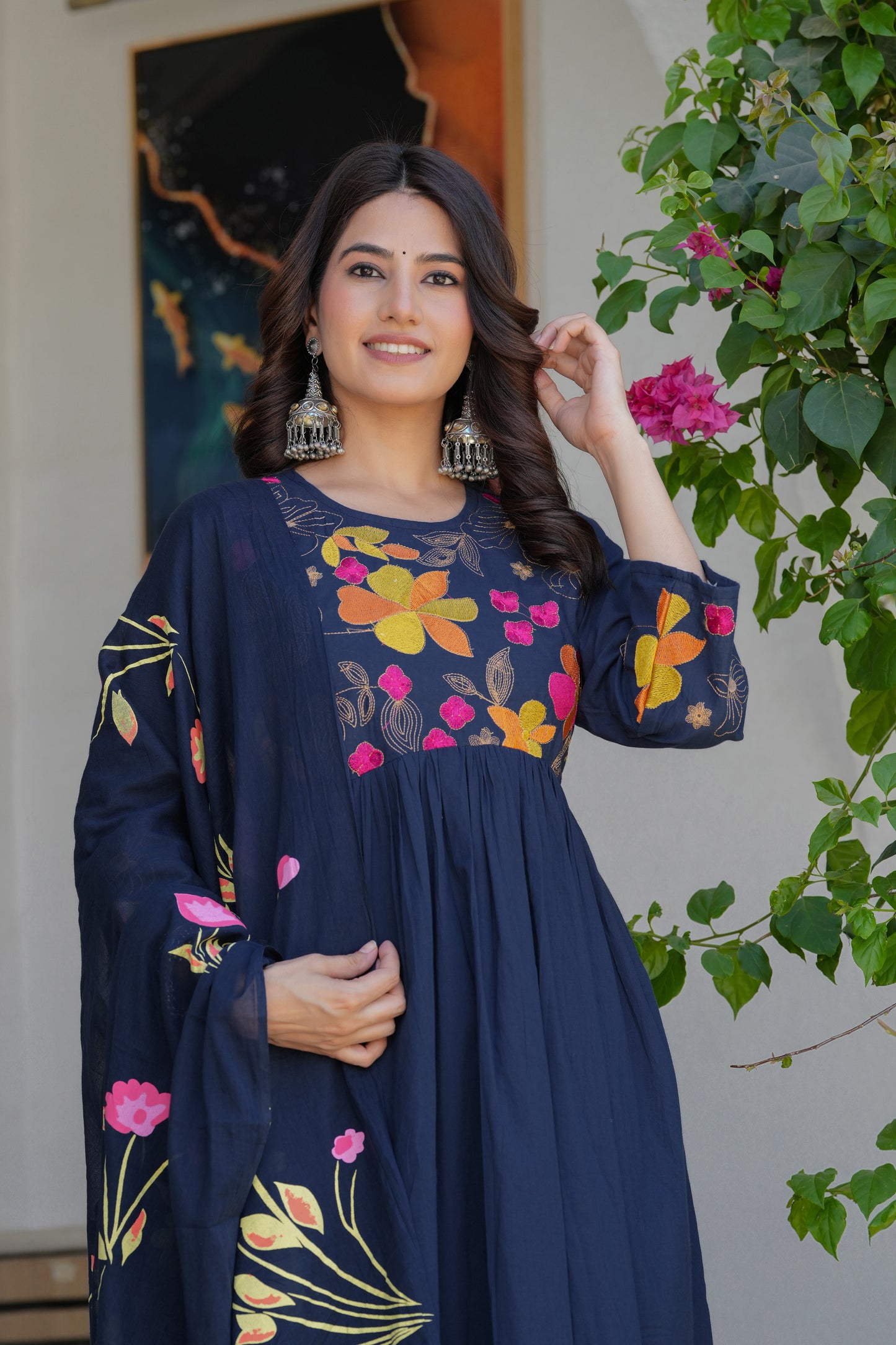 Cotton Dupatta Set