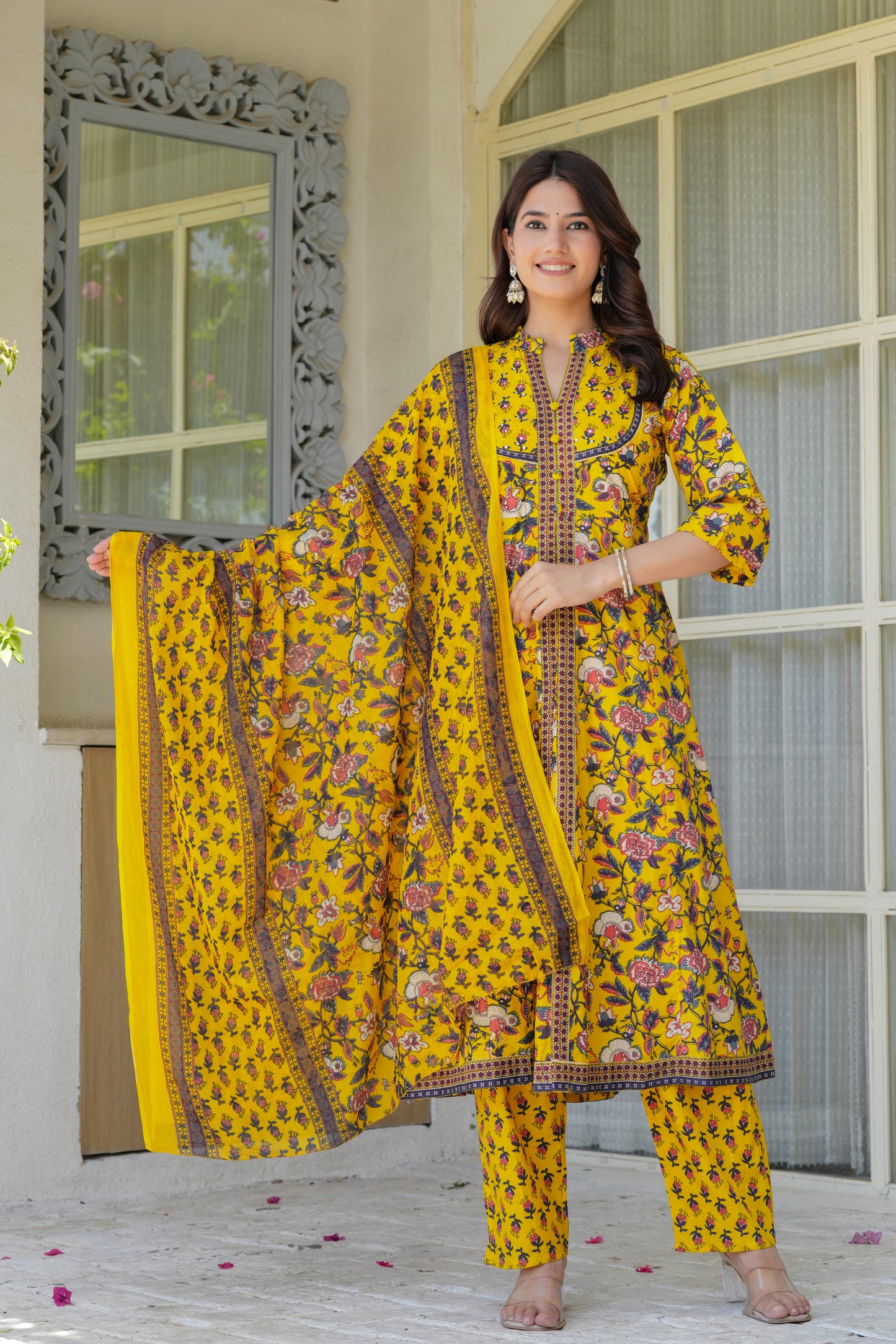 Cotton Dupatta Set