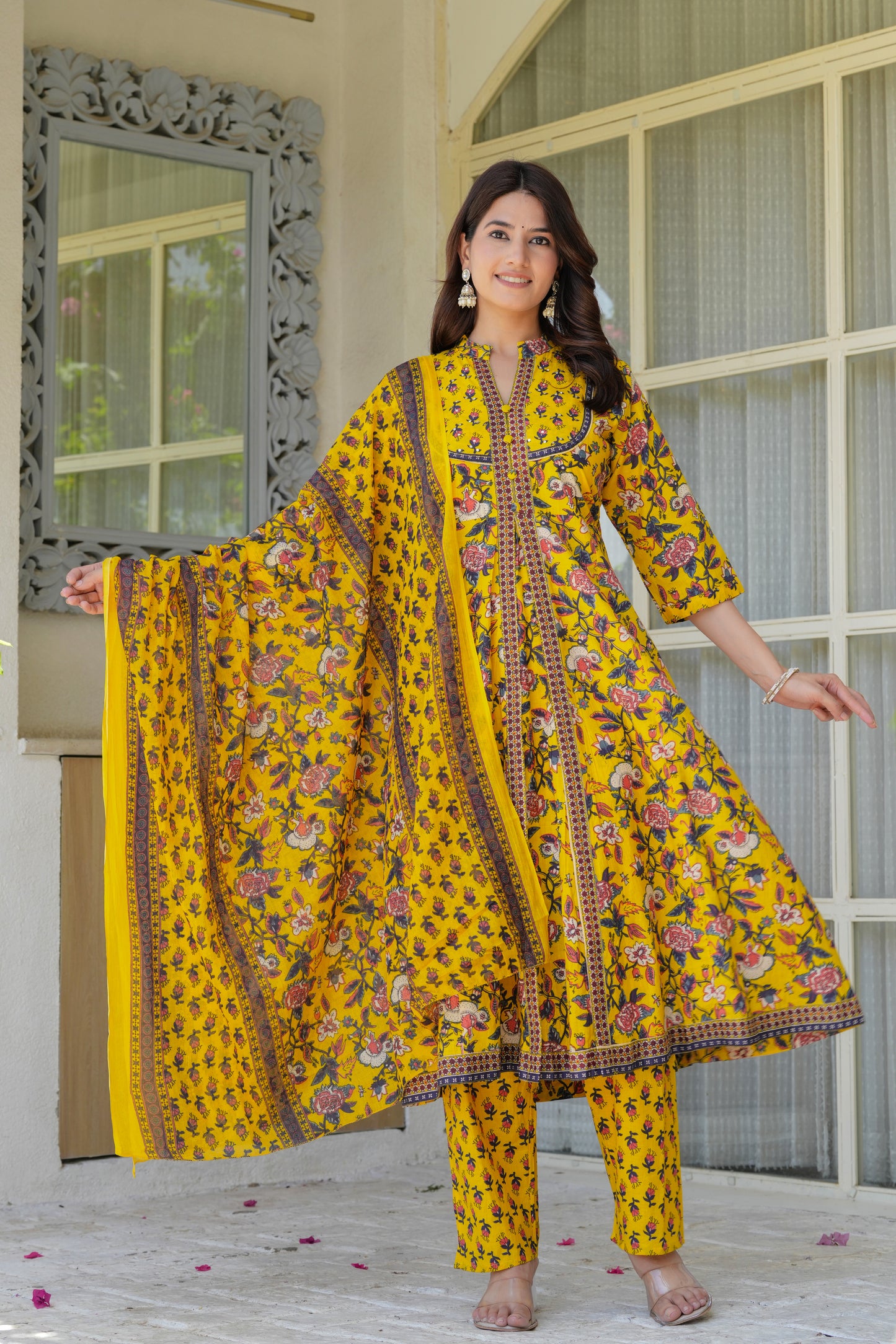 Cotton Dupatta Set