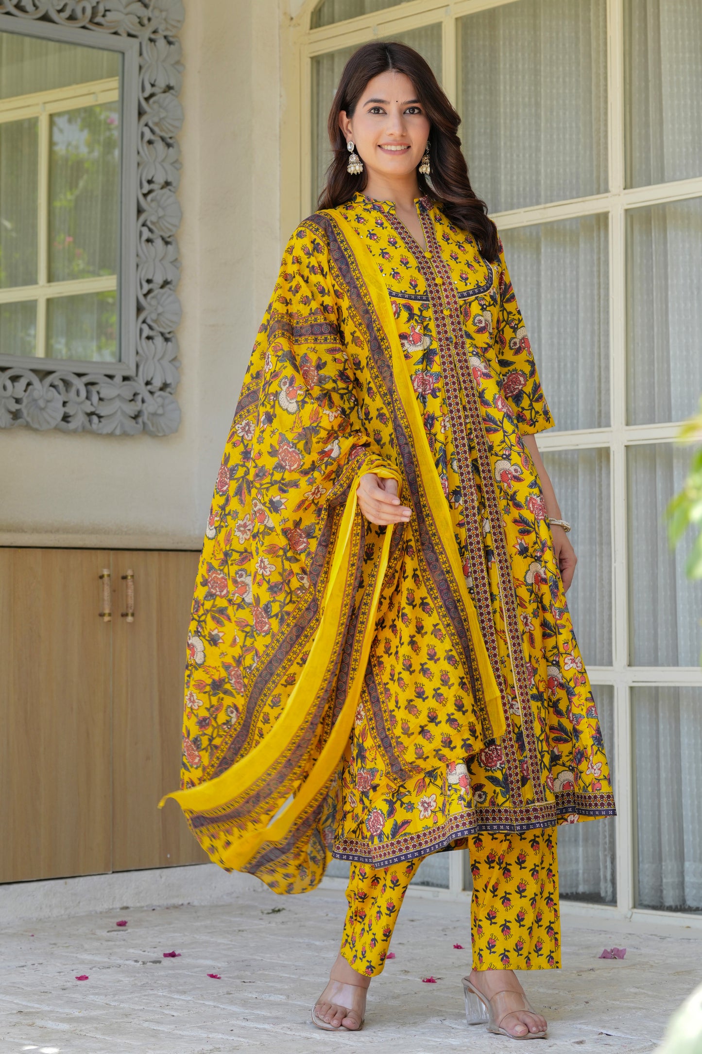 Cotton Dupatta Set