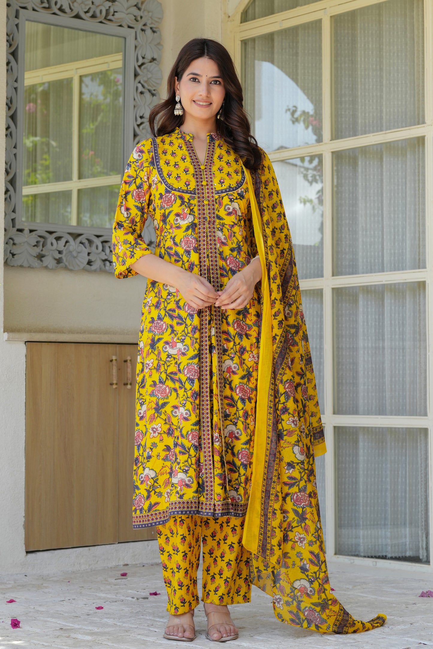 Cotton Dupatta Set