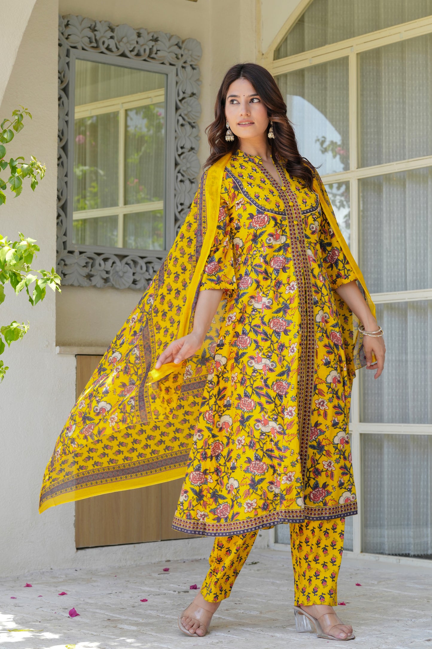 Cotton Dupatta Set