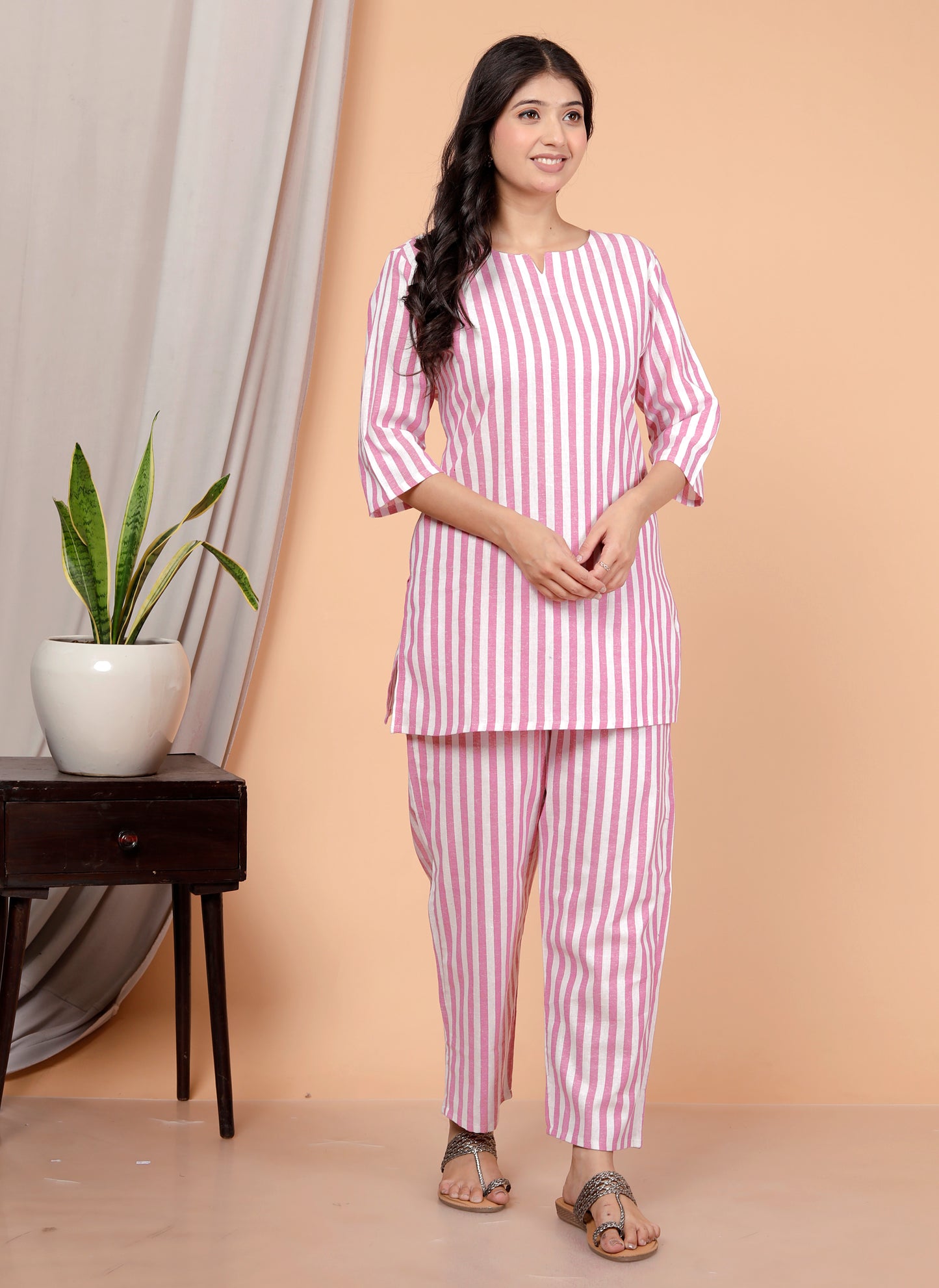 Pink Strip Cord Set